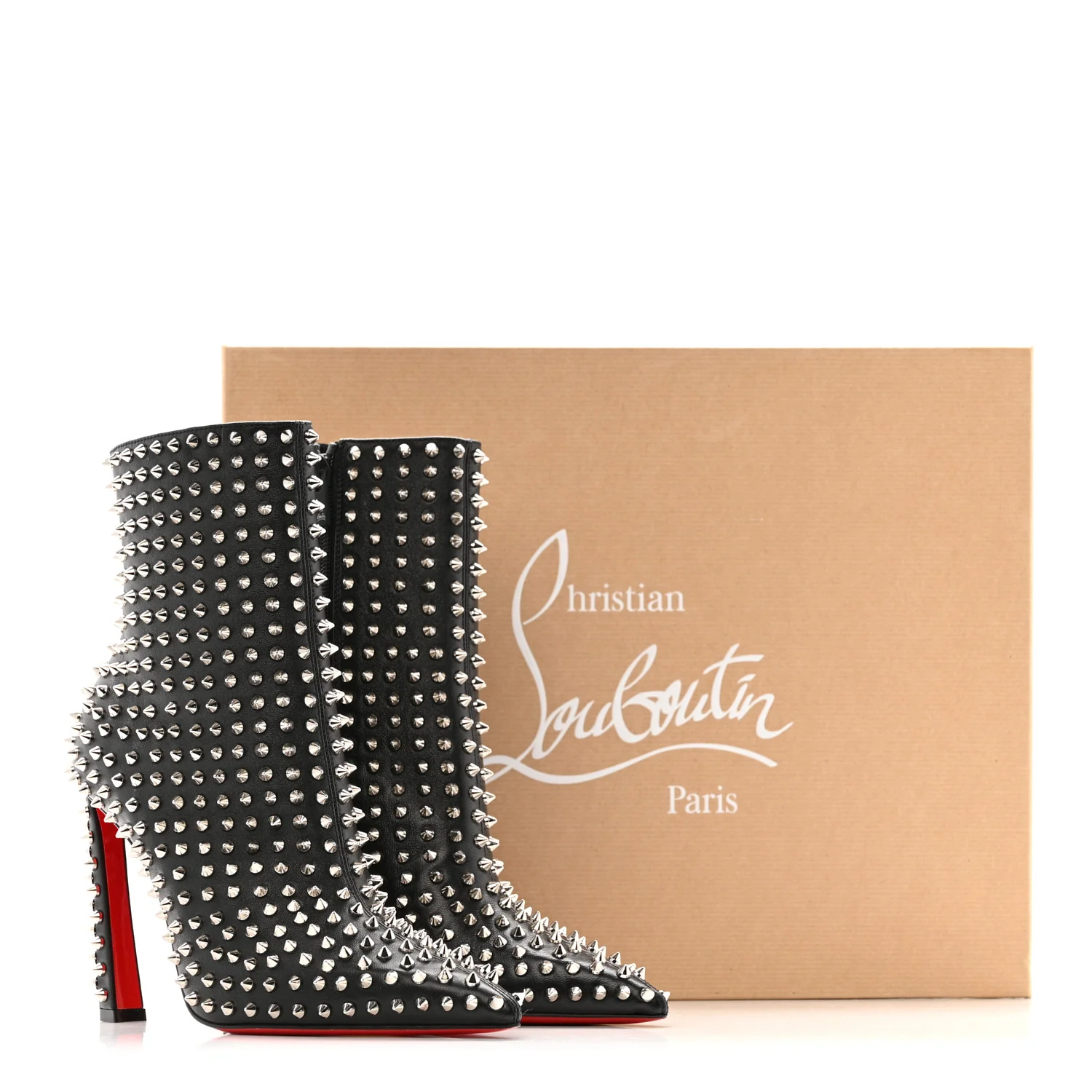 Nappa Condora Booty Spikes 100 Ankle Boots 37 Black - Image 9