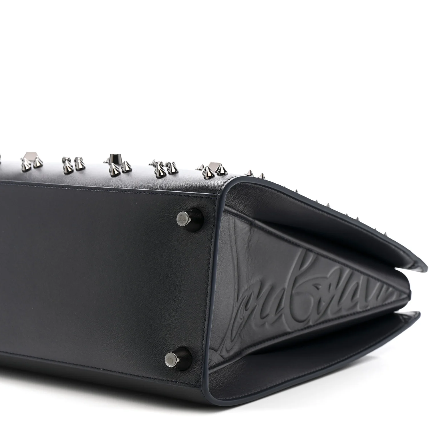 Nappa Irise Spikes Loubinthesky Medium Paloma Zaffiro - Image 10