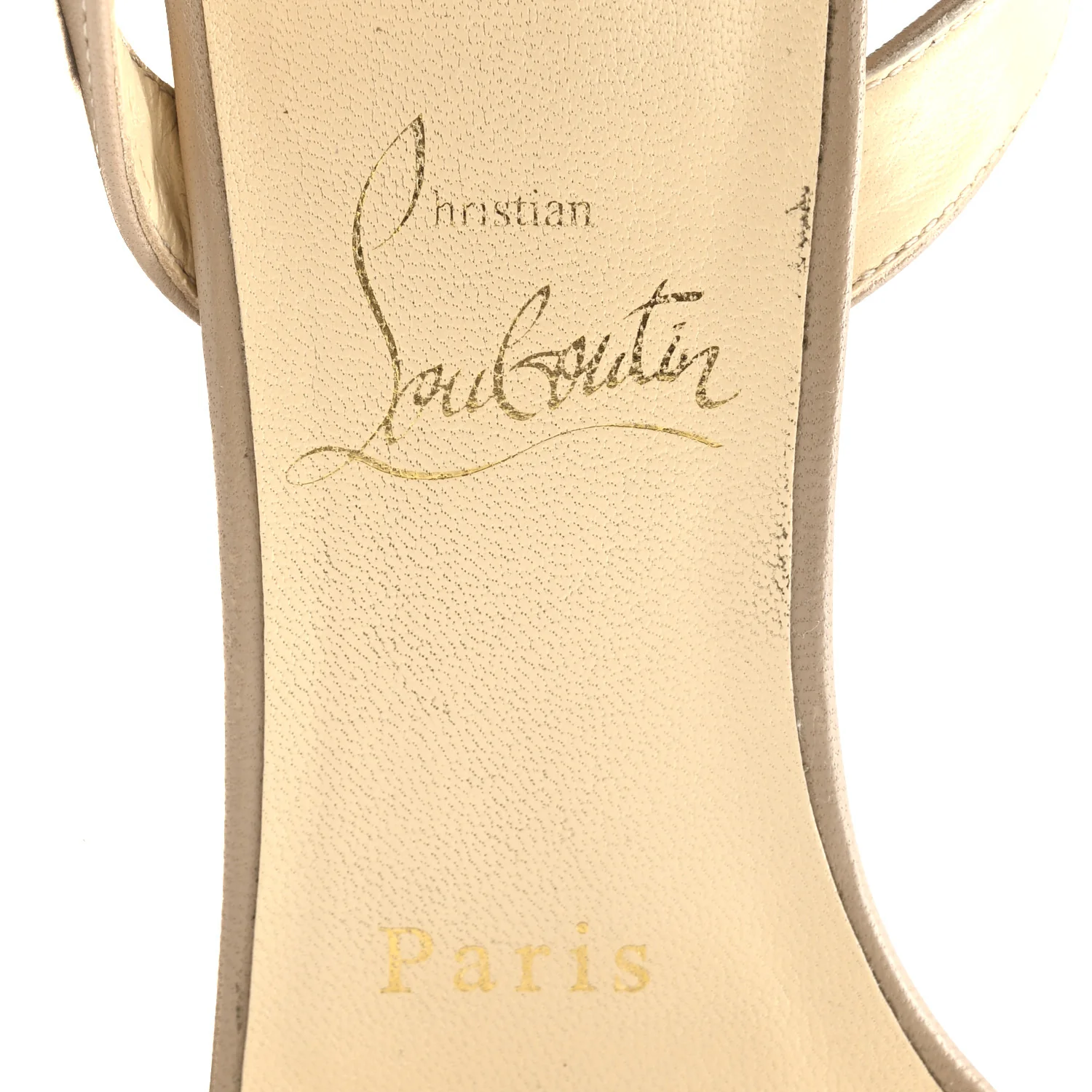 Nappa Loubi Queen 120 Pumps 37 Nude - Image 7