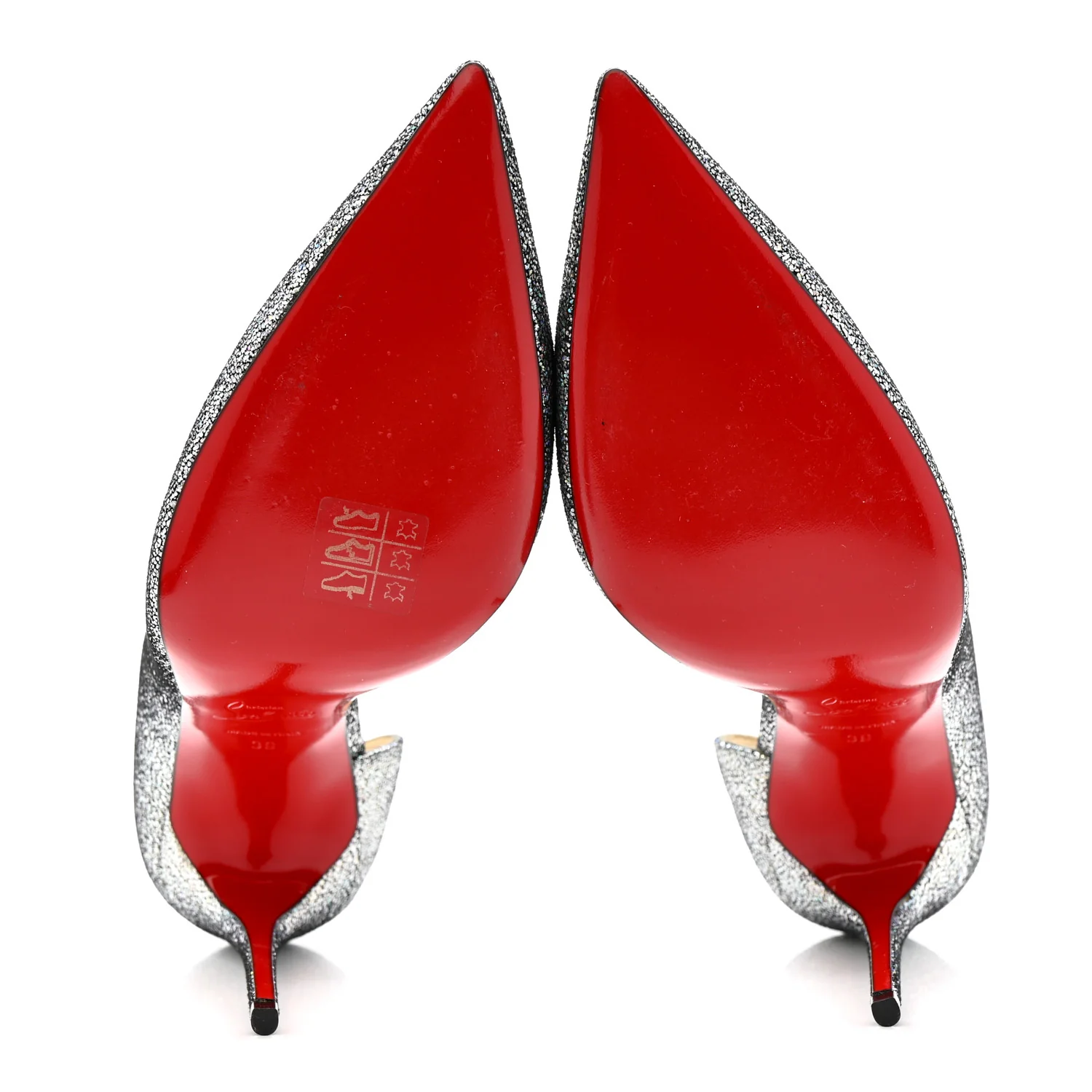 Nappa Mica Iriza 100 Pumps  39 Silver - Image 6