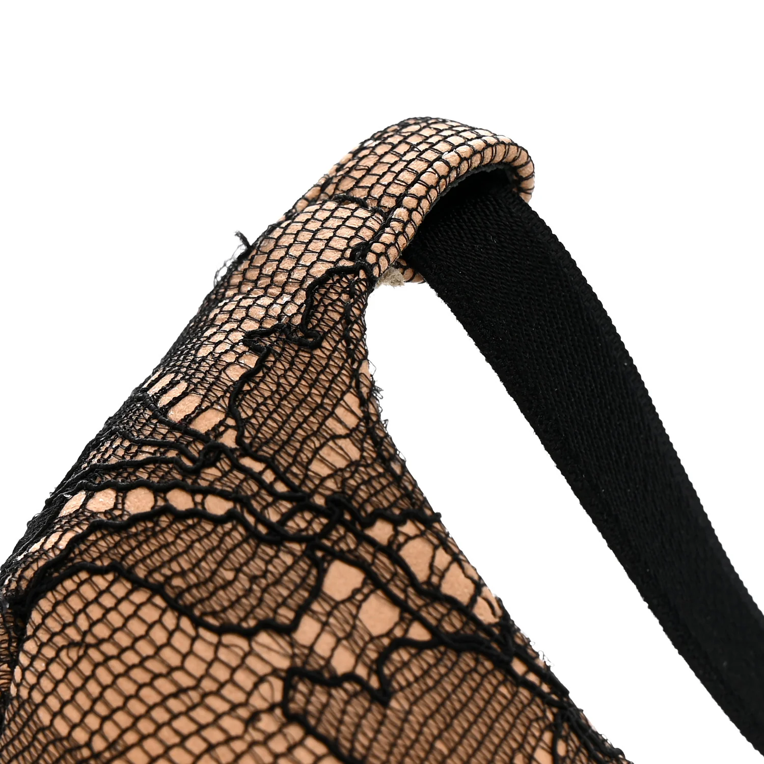 Nappa Patent Chantilly Lace Hot Jeanbi 100 Pumps 39.5 Black - Image 11