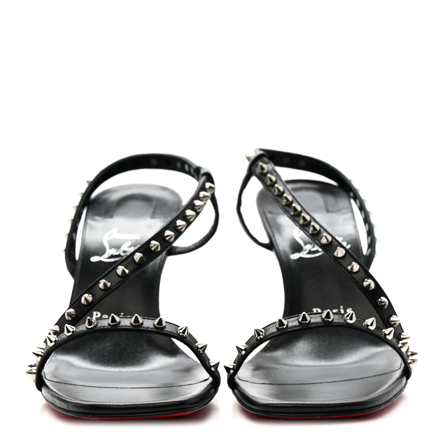 Nappa Rosa Condorapik 85 Spike Sandals 38.5 Black - Image 3