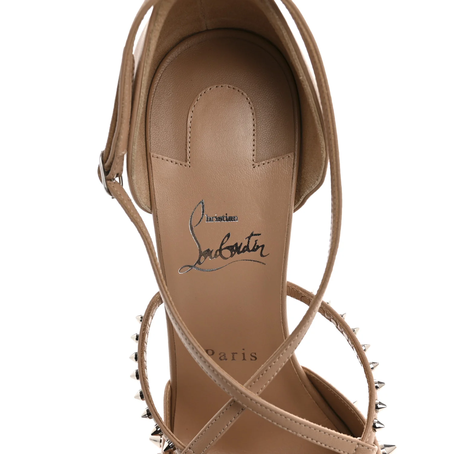Nappa Studded Tatooshka 100 Pumps 40 Blush - Image 7