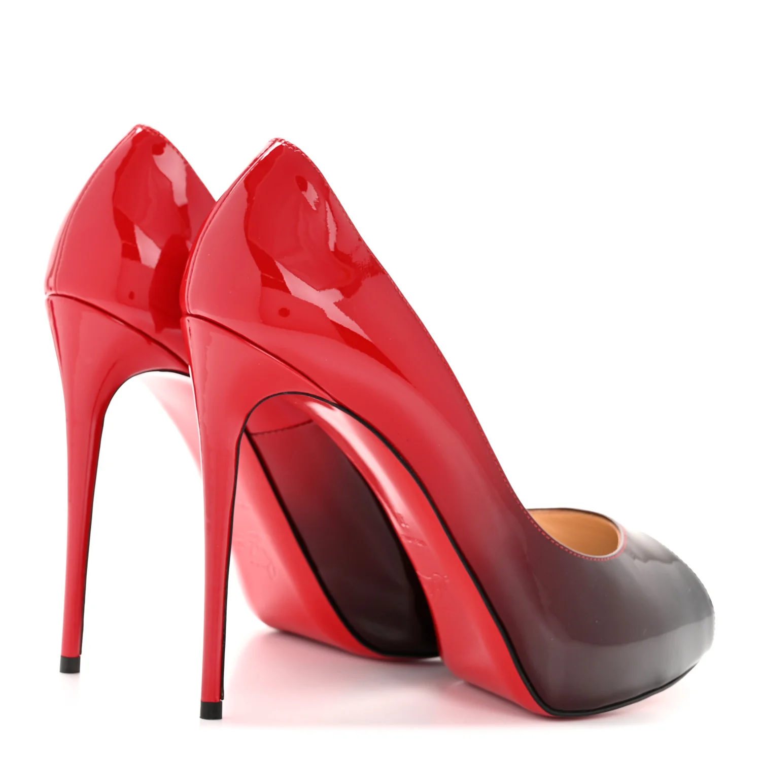 Patent Degrade New Very Prive 120 Pumps 37 Black Red - Image 10