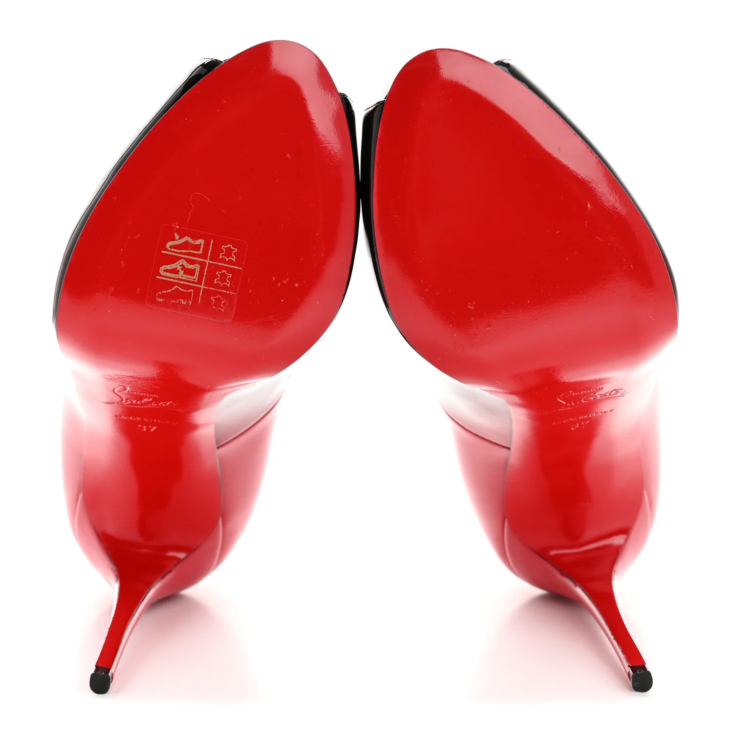 Patent Degrade New Very Prive 120 Pumps 37 Black Red - Image 11