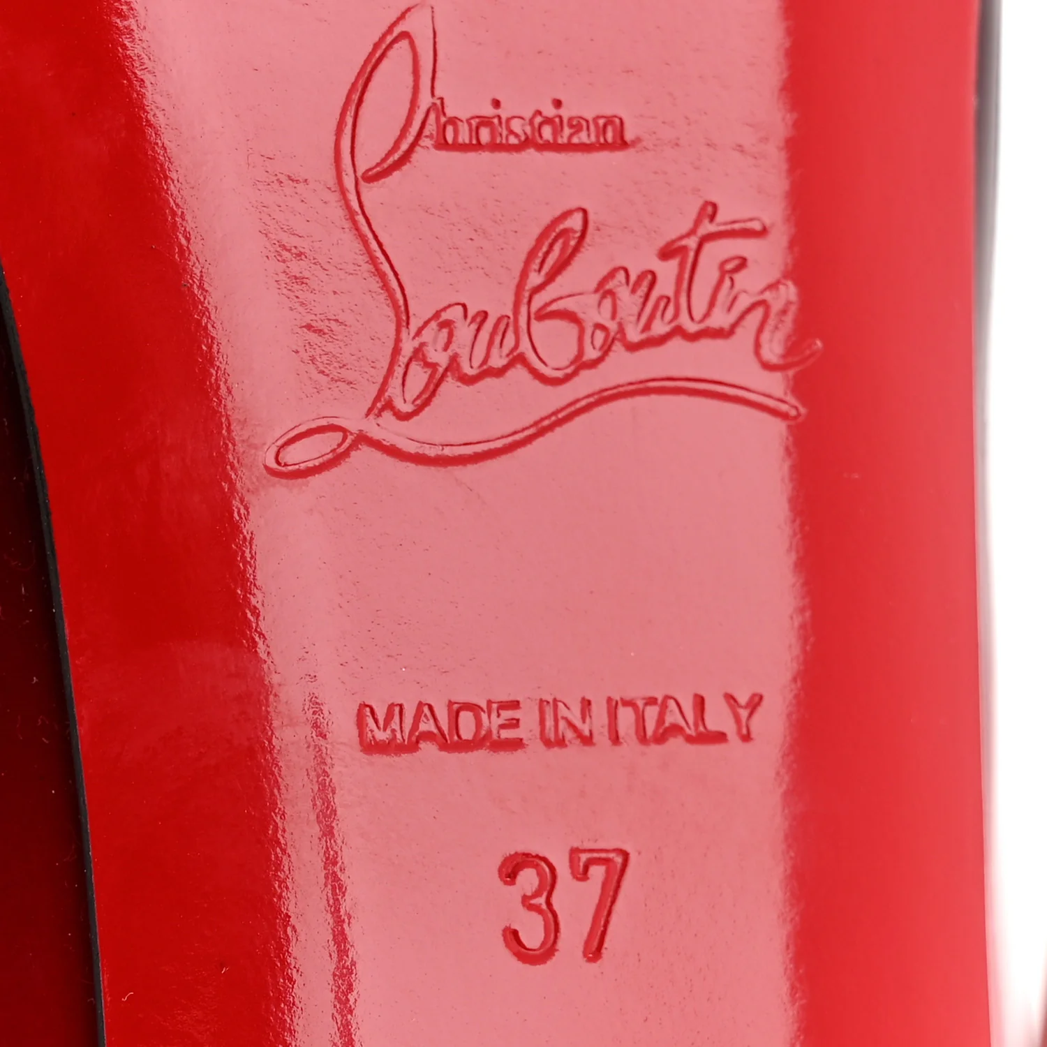 Patent Degrade New Very Prive 120 Pumps 37 Black Red - Image 14