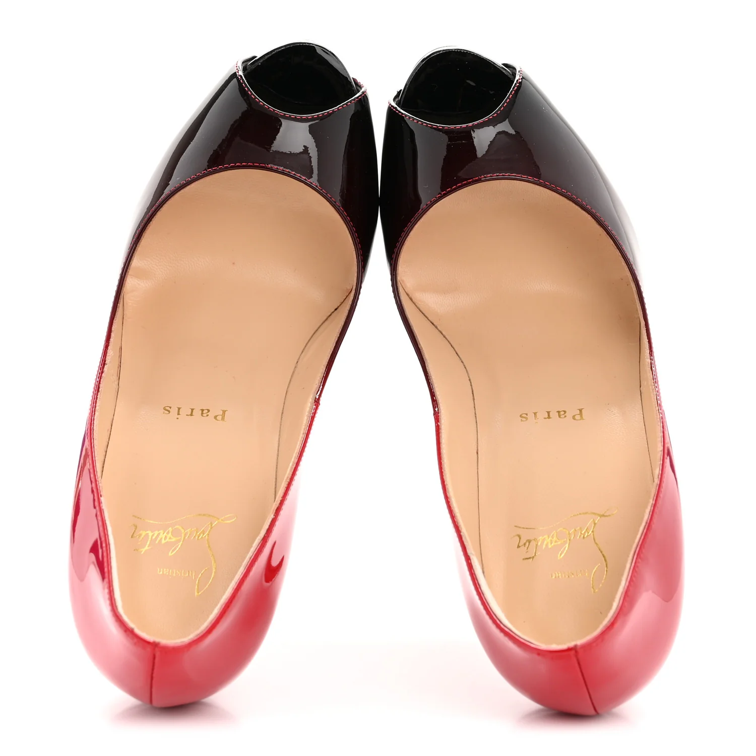 Patent Degrade New Very Prive 120 Pumps 37 Black Red - Image 3