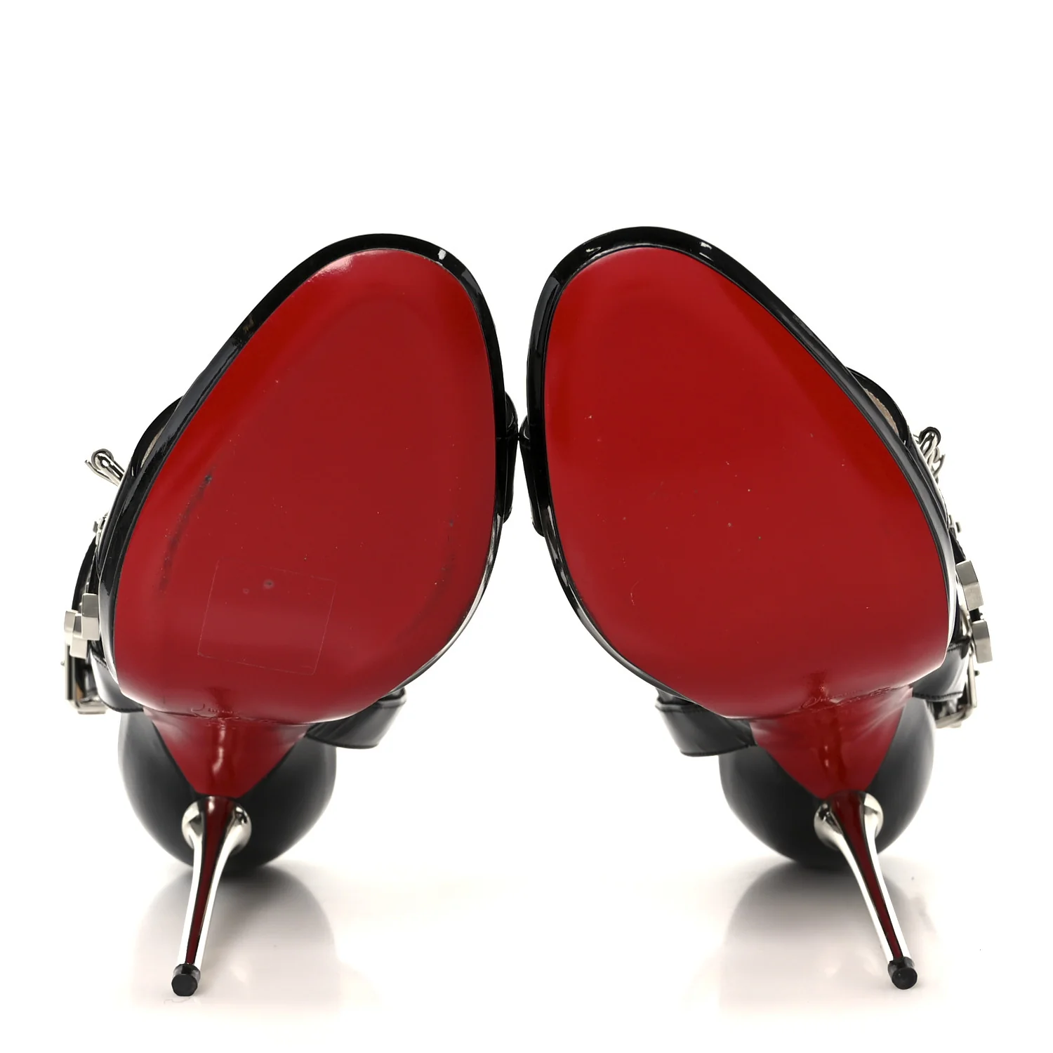 Patent Funky 120 Cage Sandals 37.5 Black - Image 6