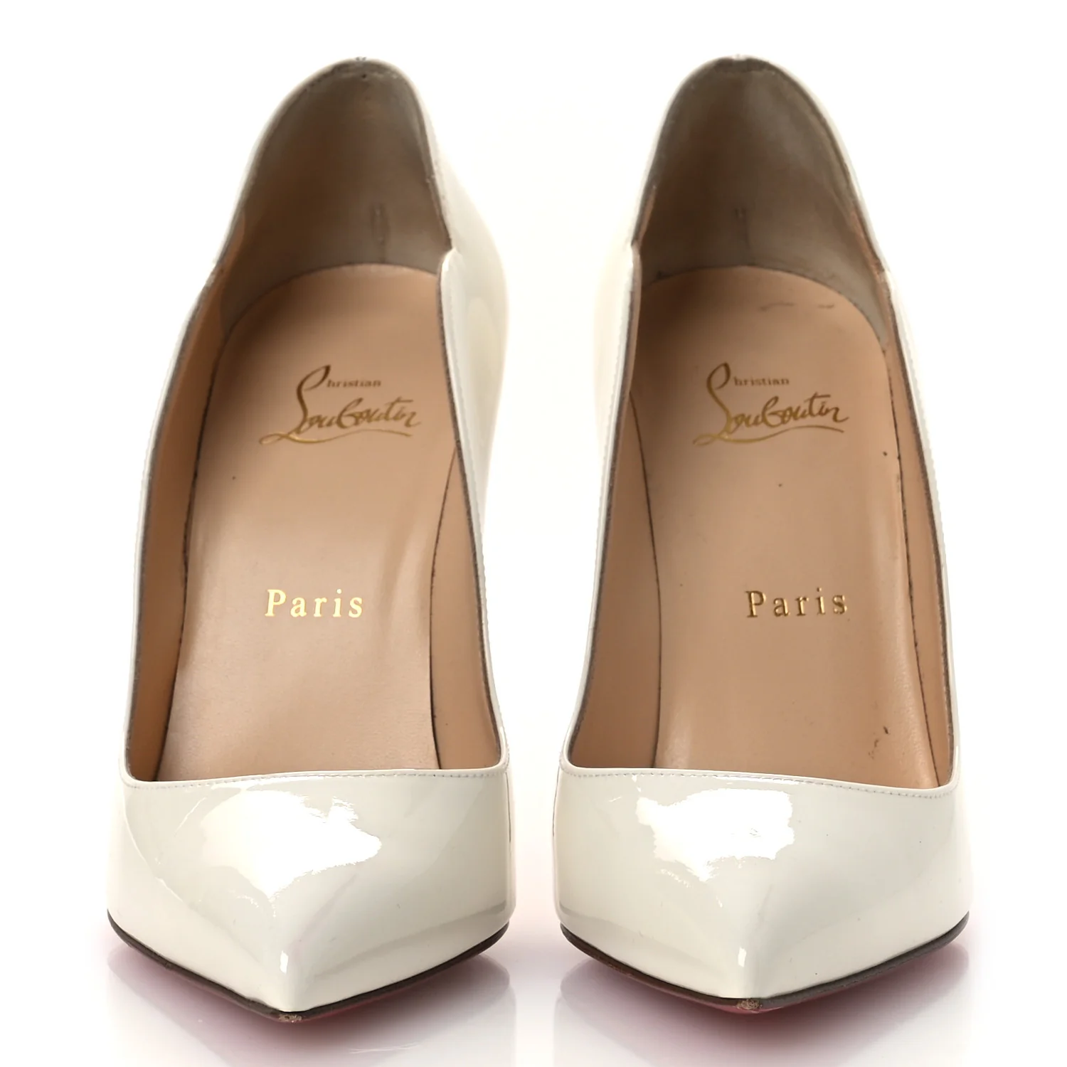 Patent Hot Chick 100 Pumps 38 White - Image 3