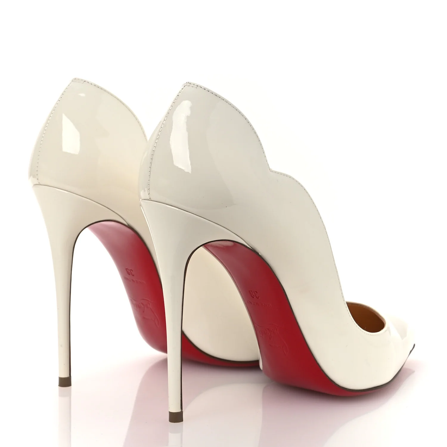 Patent Hot Chick 100 Pumps 38 White - Image 5