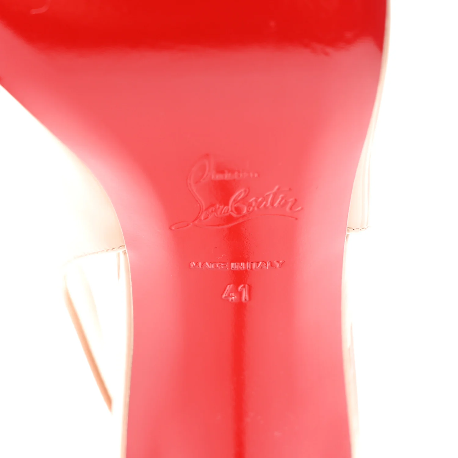 Patent Hot Chick Slingback 70 Pumps 41 Nude - Image 7