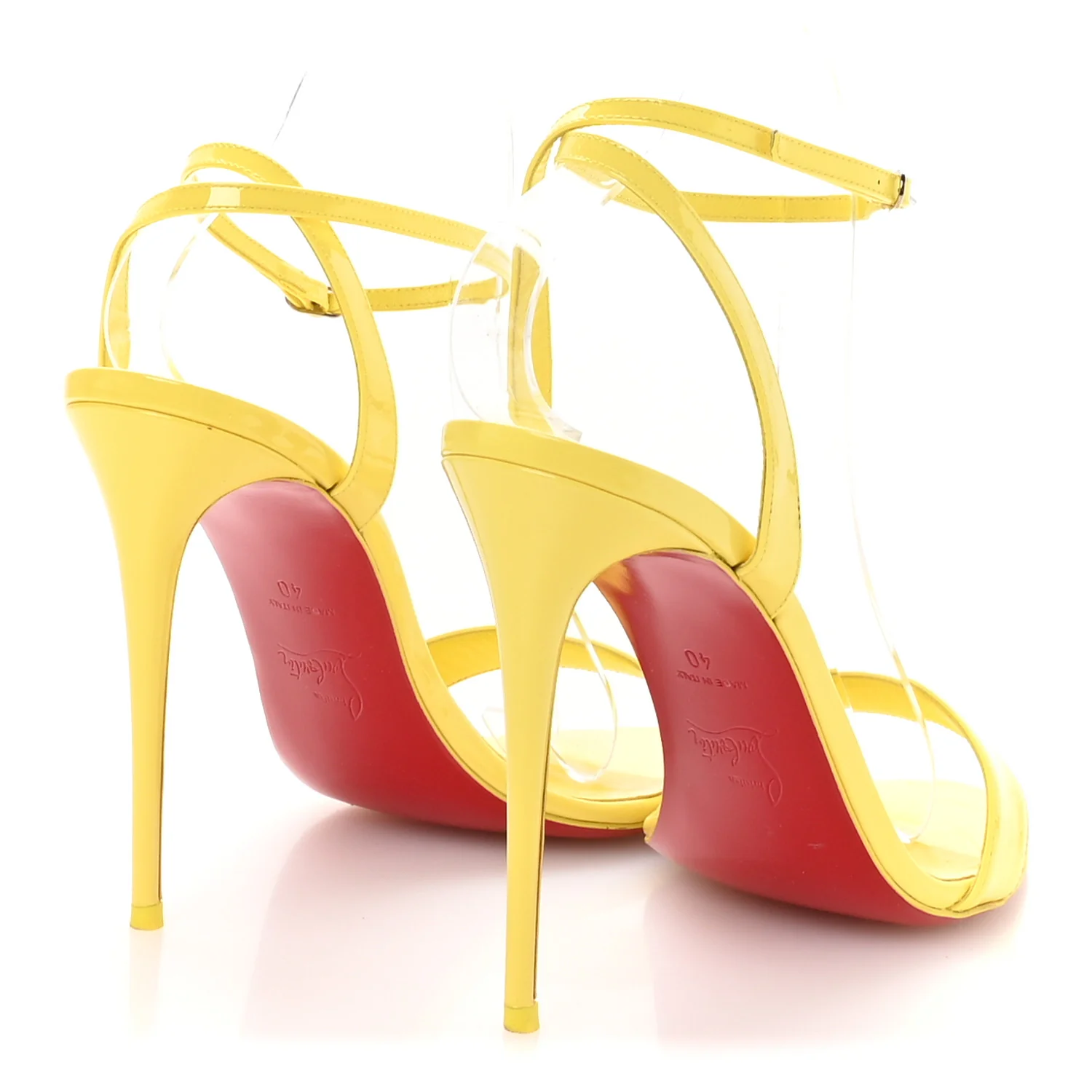Patent Loubigirl 100 Sandals 40 Piou Piou - Image 5