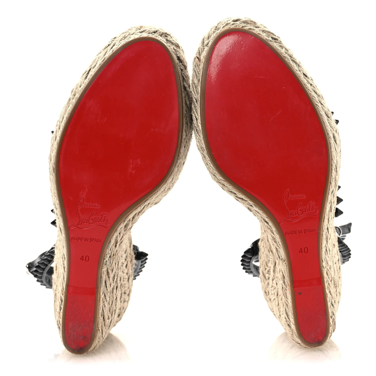 Patent Mafaldina 120 Wedge Sandals 40 Black - Image 7
