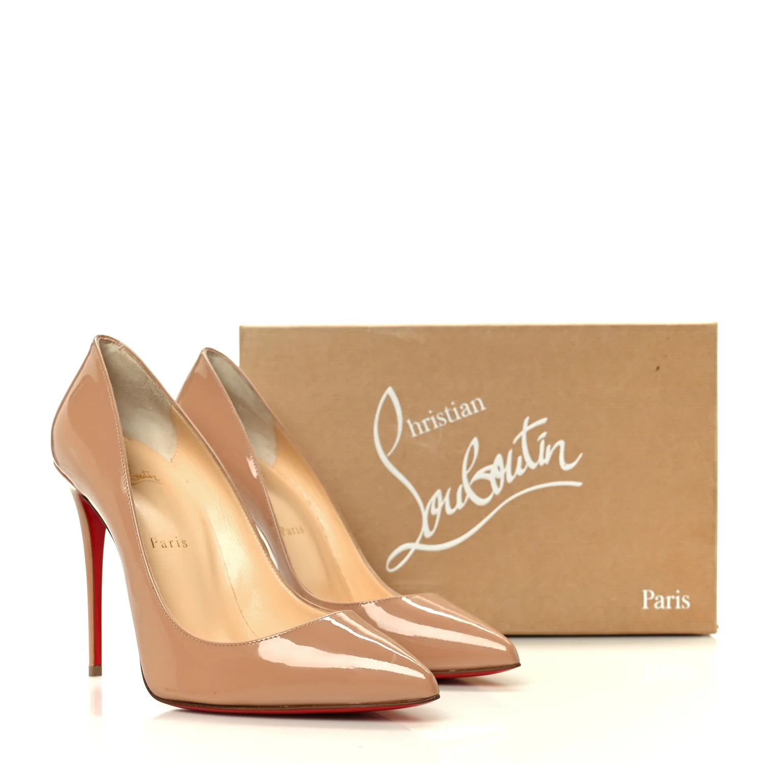 Patent Pigalle Follies 100 Pumps 40 Nude - Image 9