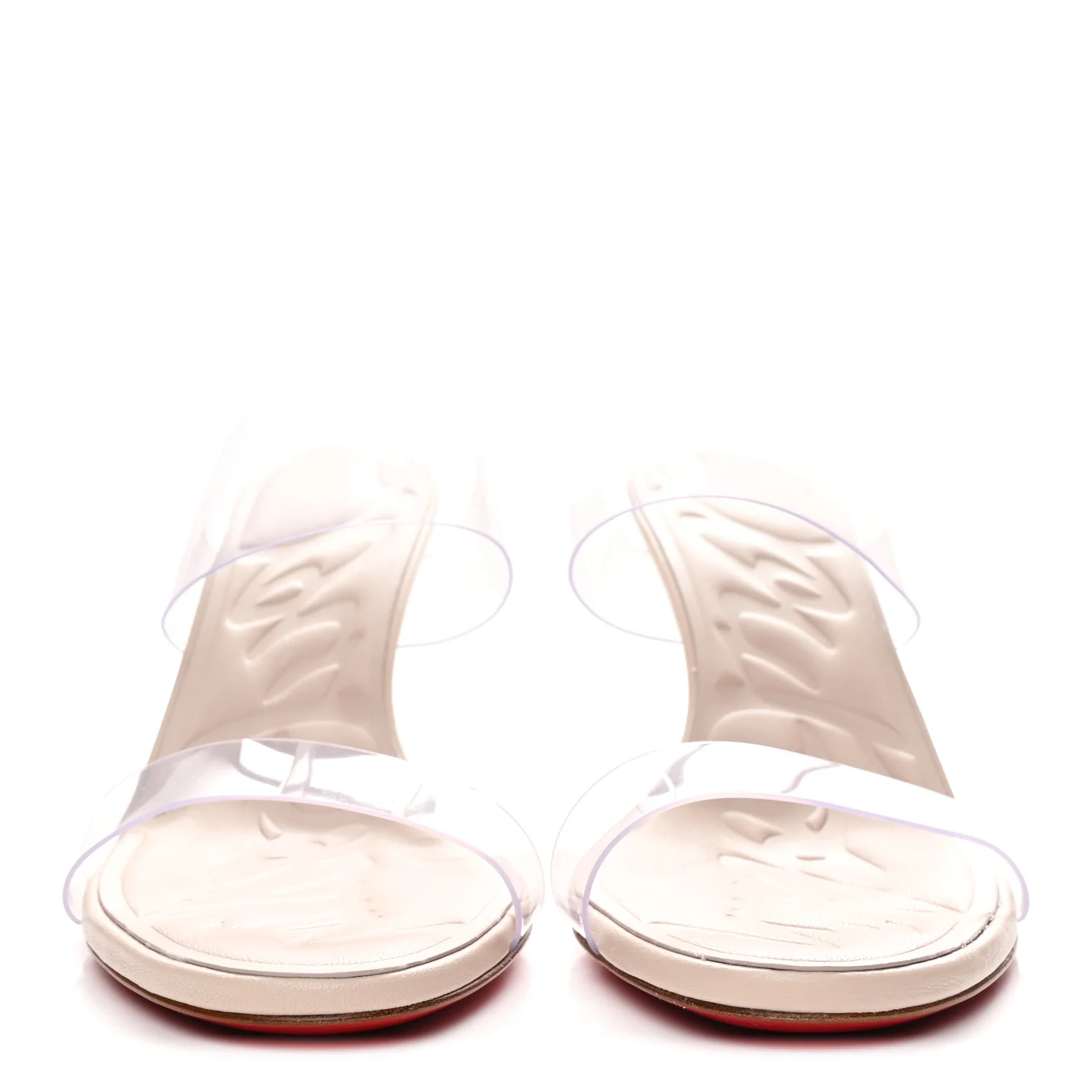 Patent PVC Just Nothing 85 Slide Sandals 37.5 Leche - Image 3