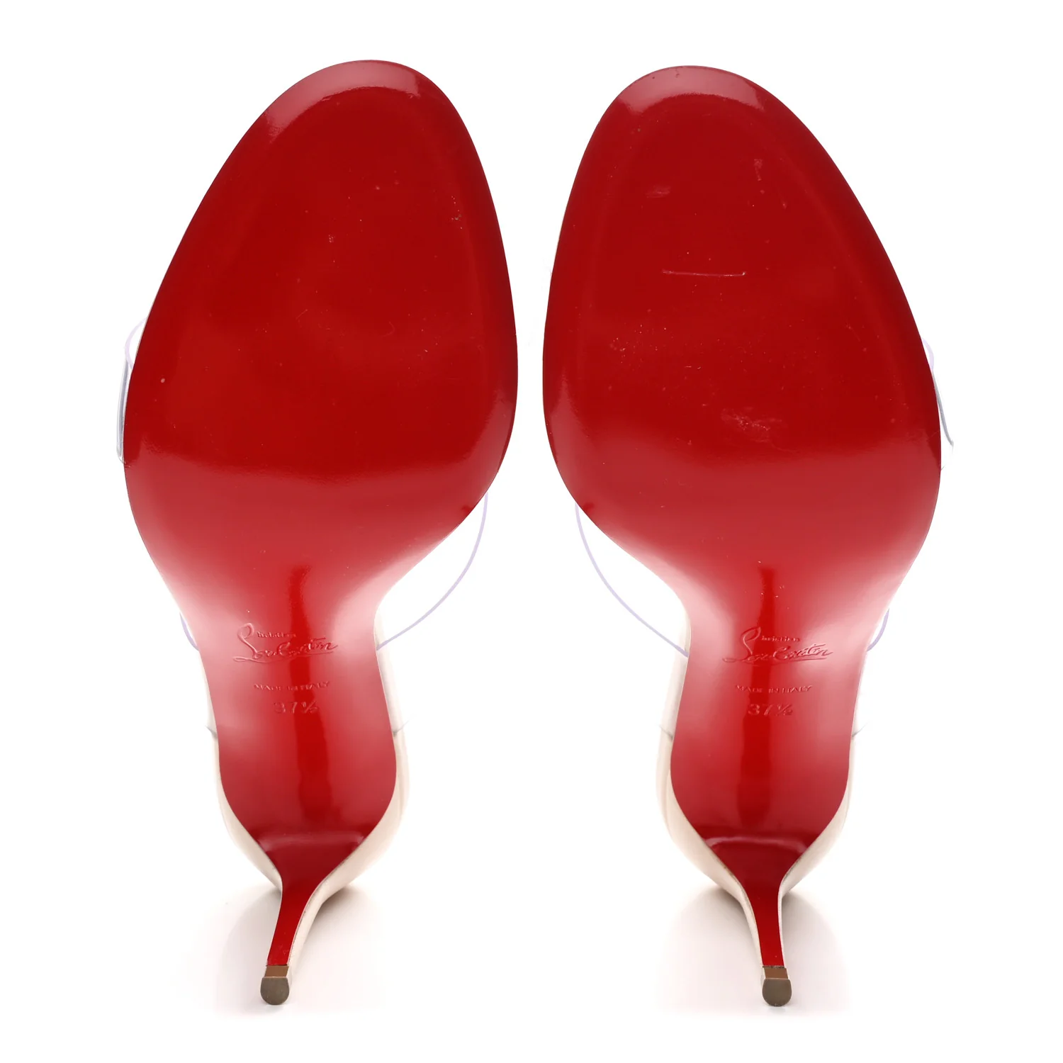Patent PVC Just Nothing 85 Slide Sandals 37.5 Leche - Image 6