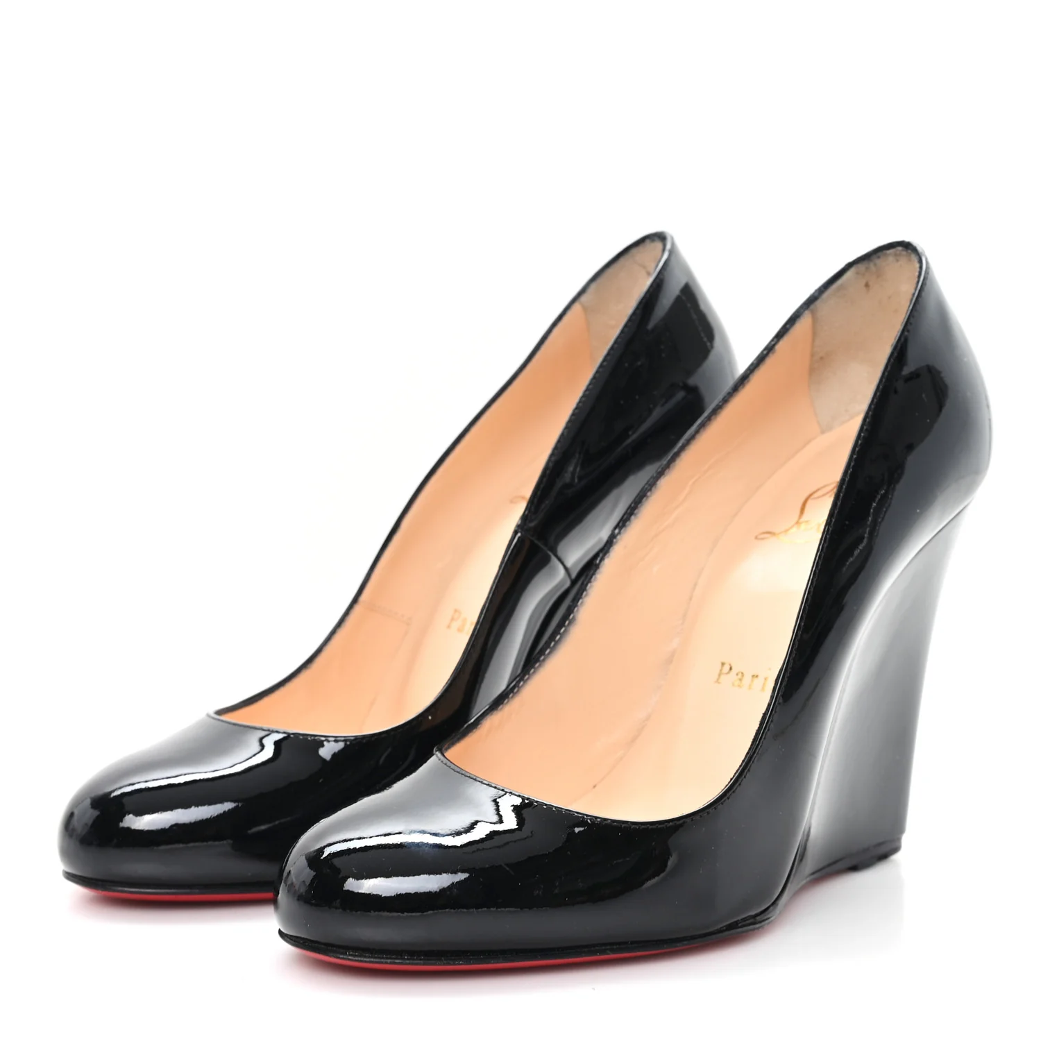 Patent Ron Ron Zeppa 80 Wedges 36.5 Black - Image 4
