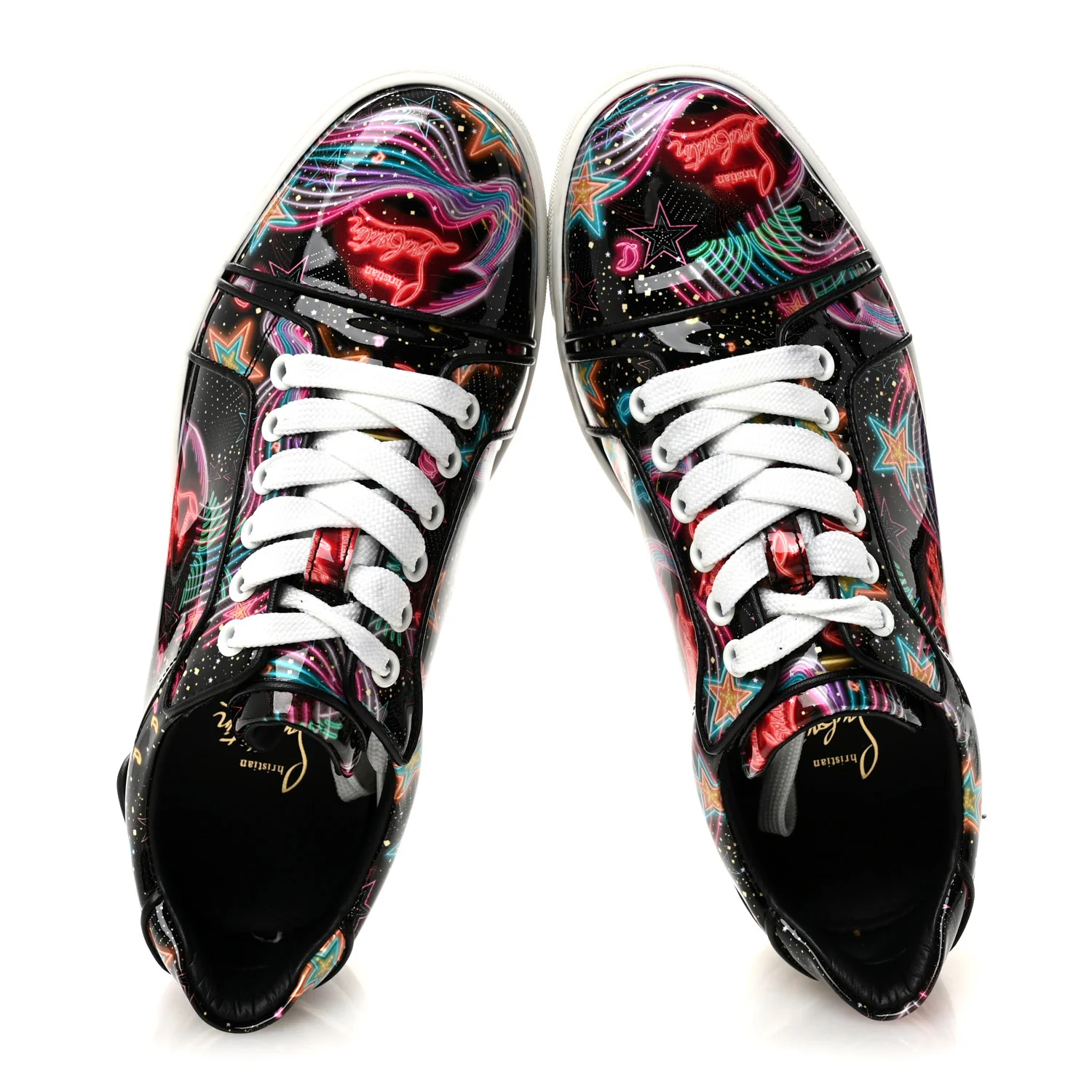 Patent Starlight Orlato Flat Sneakers 37 Multi - Image 2