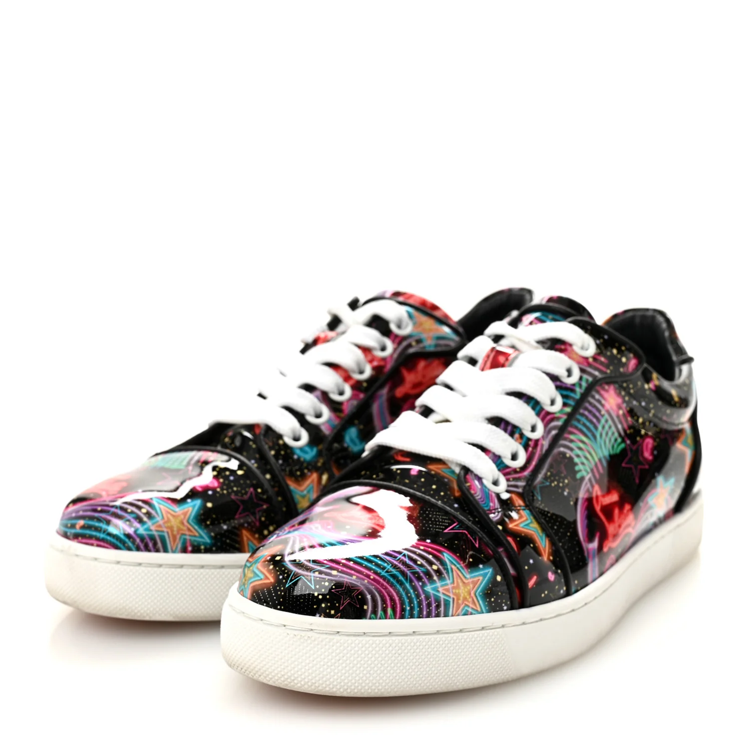 Patent Starlight Orlato Flat Sneakers 37 Multi - Image 4