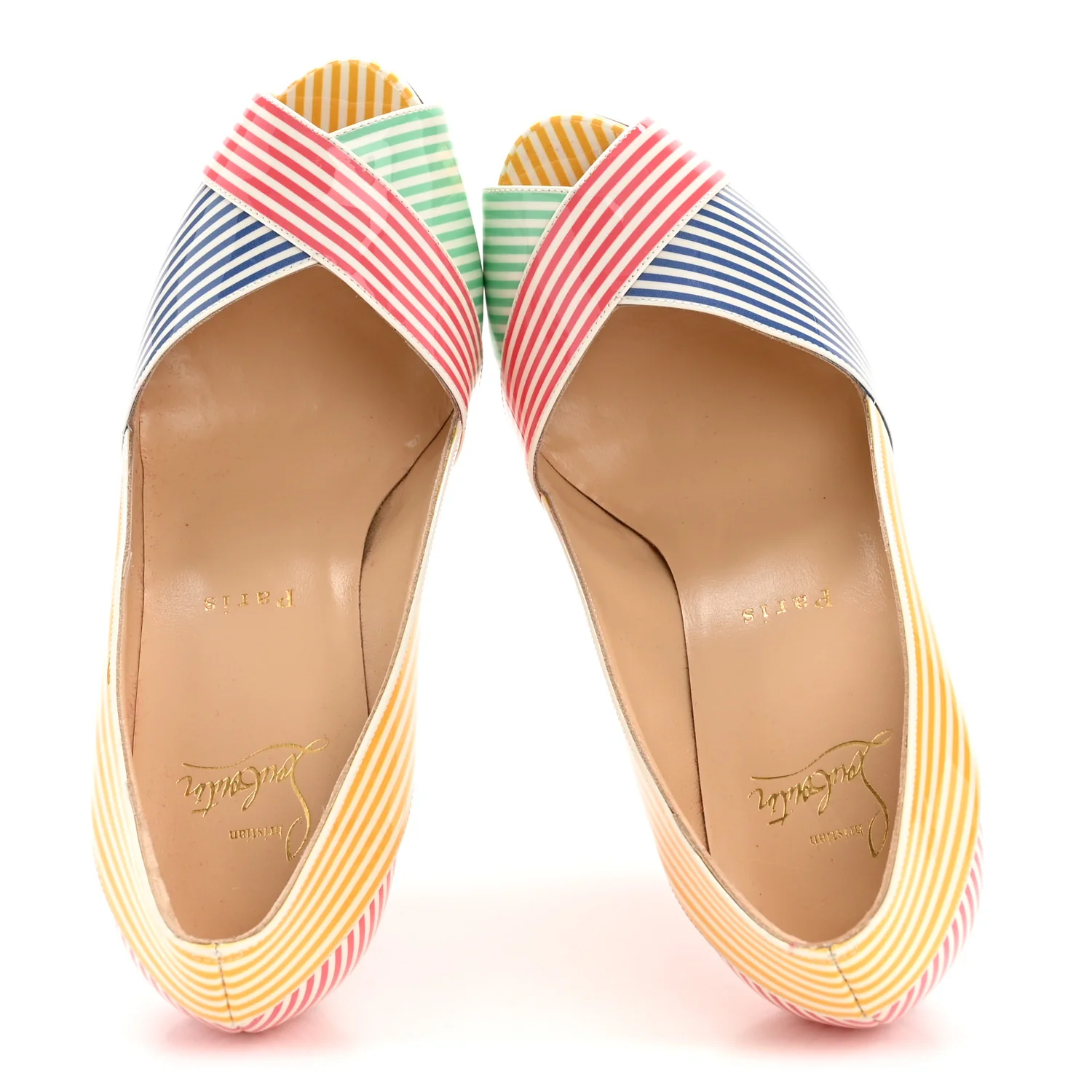 Patent Stripes Marine Alta 120 Pumps 36.5 Multicolor - Image 5