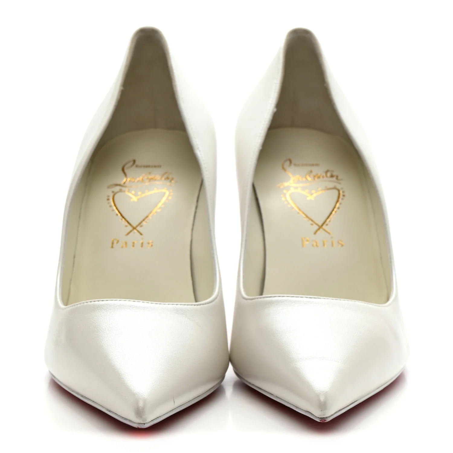 Pearlescent Nappa Miss Z 80 Pumps 38 Bianco - Image 3