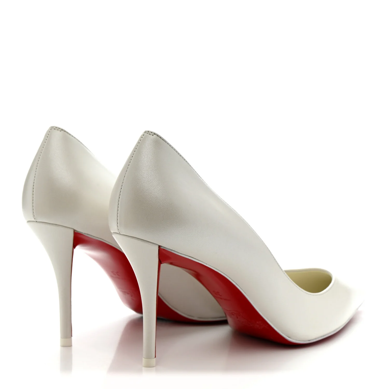 Pearlescent Nappa Miss Z 80 Pumps 38 Bianco - Image 5