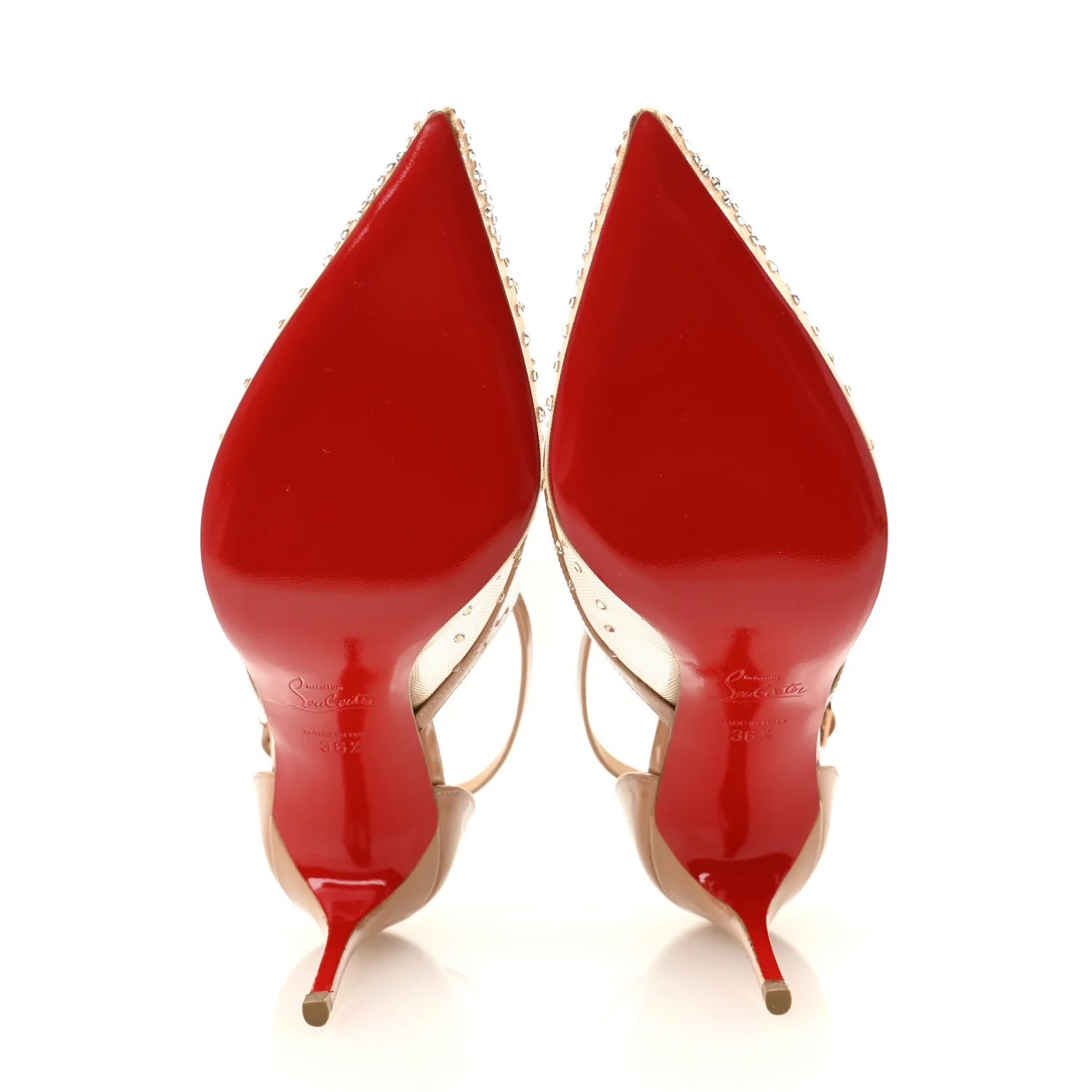 Rete Dentelle Patent Strass Twistissima 85 Pumps 36.5 Light Silk - Image 6