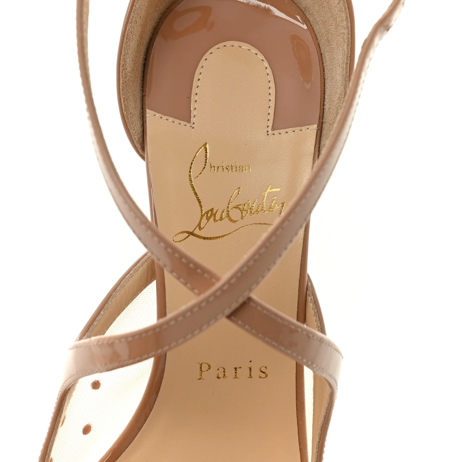 Rete Dentelle Patent Strass Twistissima 85 Pumps 36.5 Light Silk - Image 7
