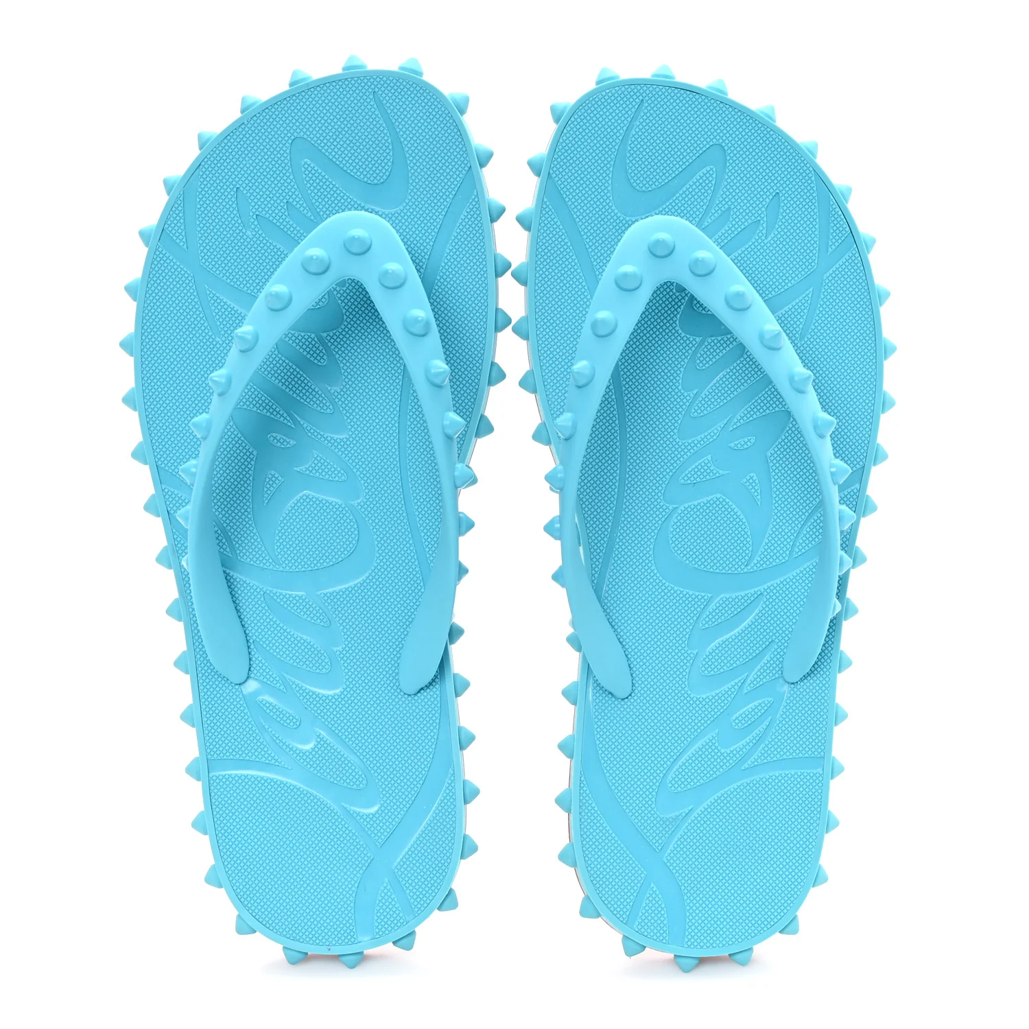 Rubber Spike Loubi Donna Flip Flop 38 Blue - Image 2
