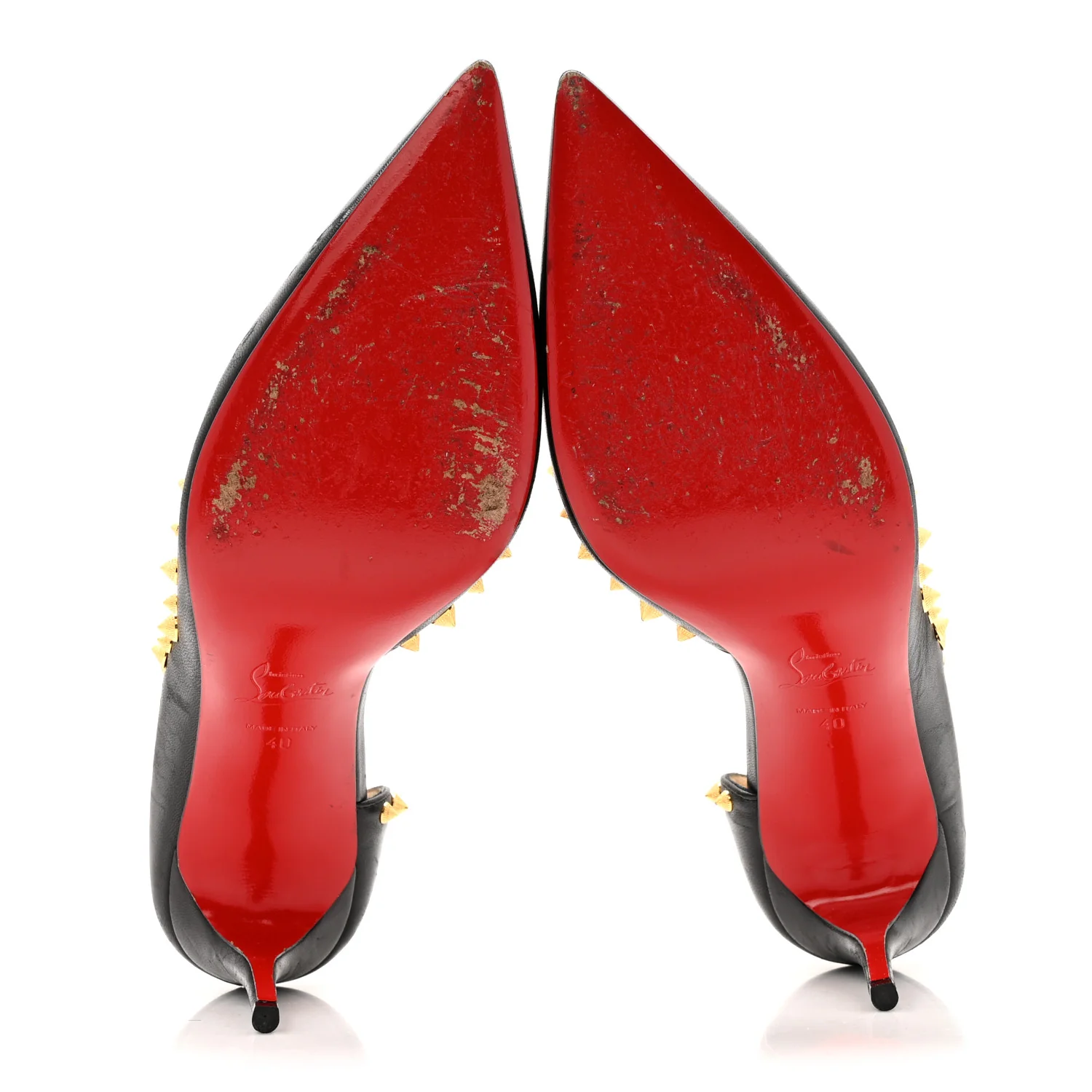 Shiny Nappa Irishell 100 Pumps 40 Black Gold - Image 12