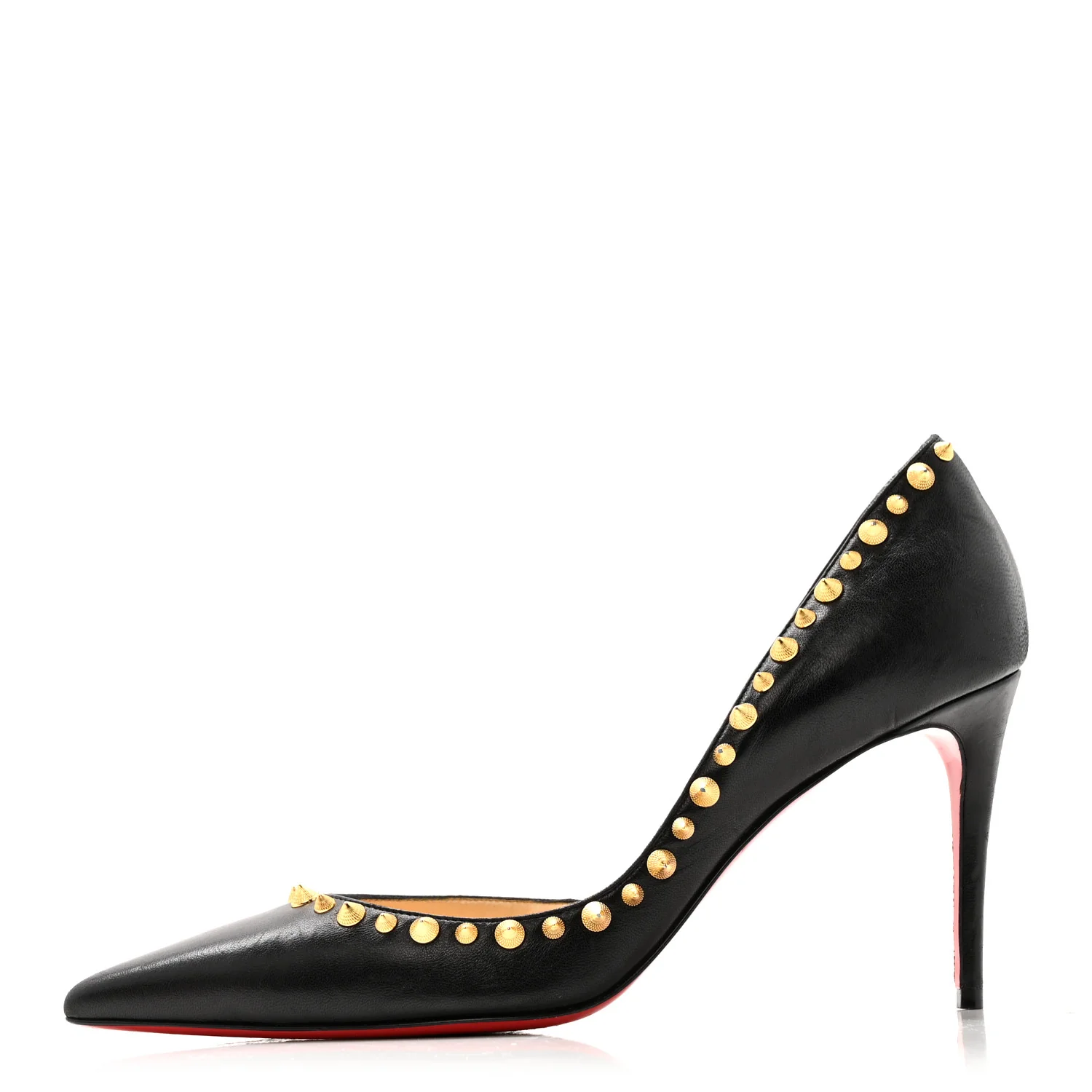 Shiny Nappa Irishell 100 Pumps 40 Black Gold - Image 2
