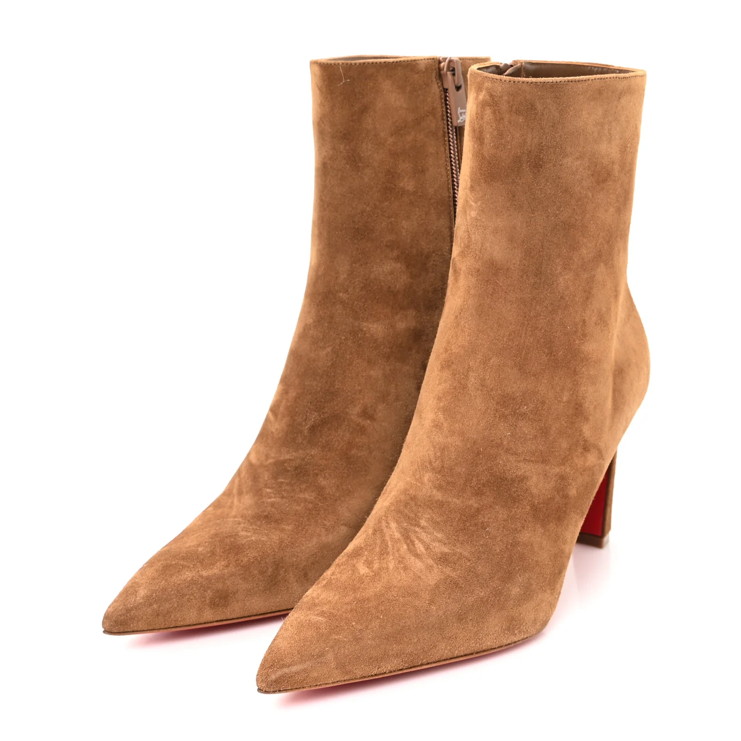 Suede Calfskin Condora Botta 85 Ankle Boots 36.5 Rhea - Image 4