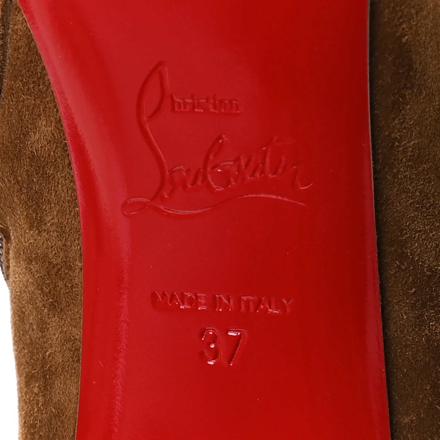 Suede Calfskin Condora Botta 85 Knee Boots 37 Brown - Image 7