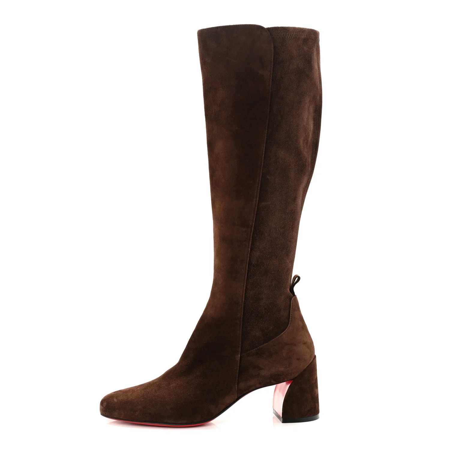 Suede Calfskin Jane Knee High 55 Boots 37.5 Cosme