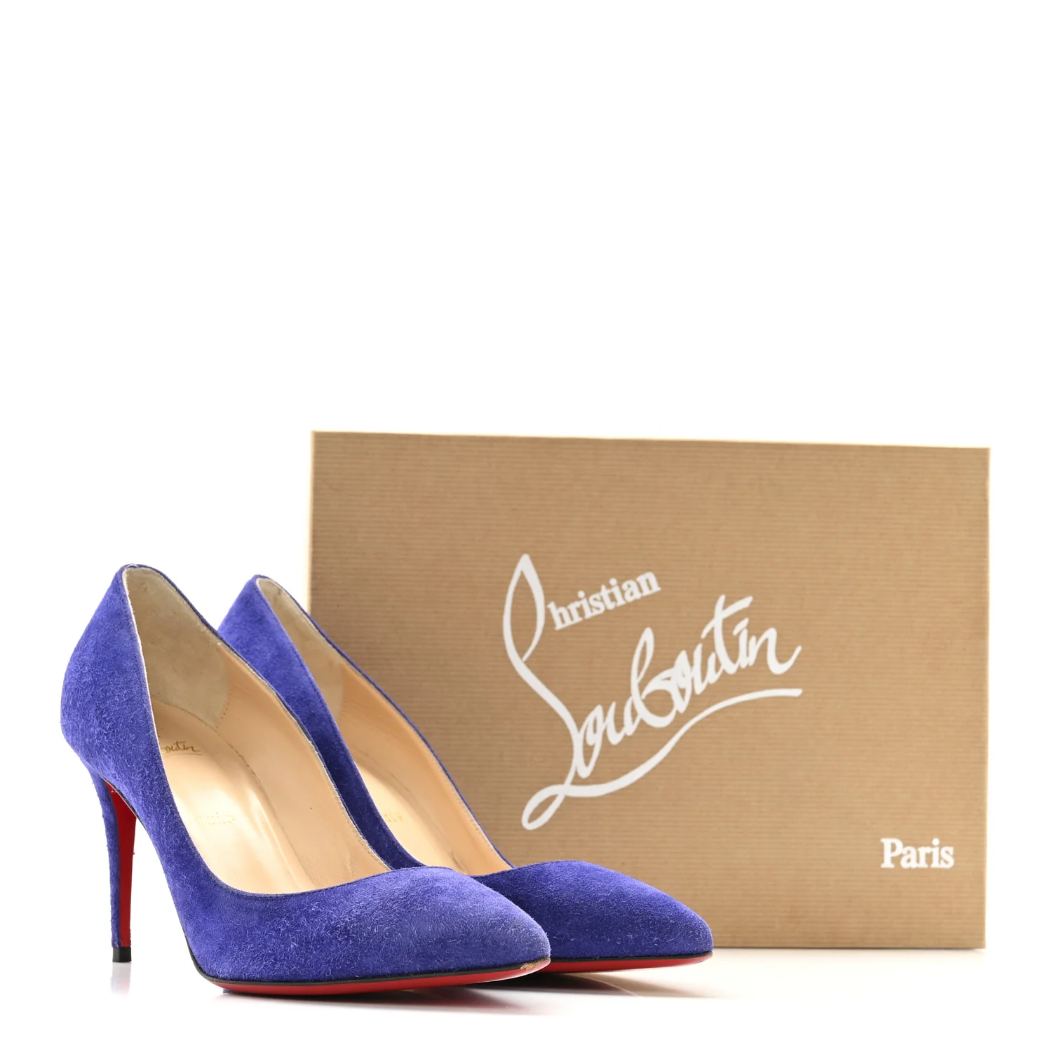 Suede Pigalle Follies 100 Pumps 39 Royal Blue - Image 12
