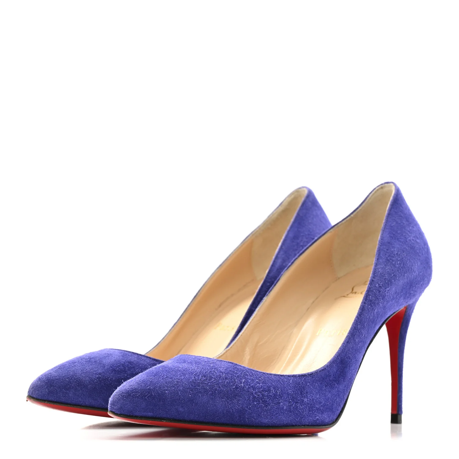 Suede Pigalle Follies 100 Pumps 39 Royal Blue - Image 4