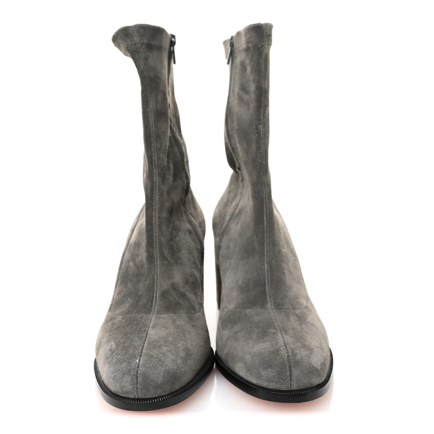 Suede Stretchadoxa Ankle Bootie 38 Tempete - Image 2