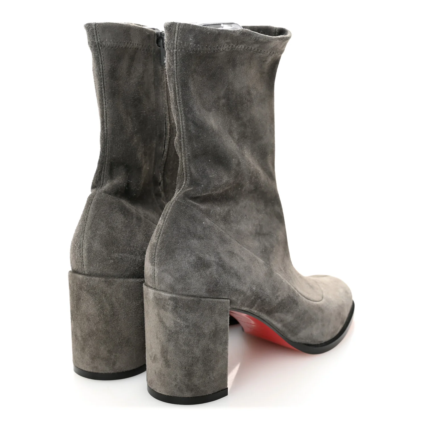 Suede Stretchadoxa Ankle Bootie 38 Tempete - Image 4