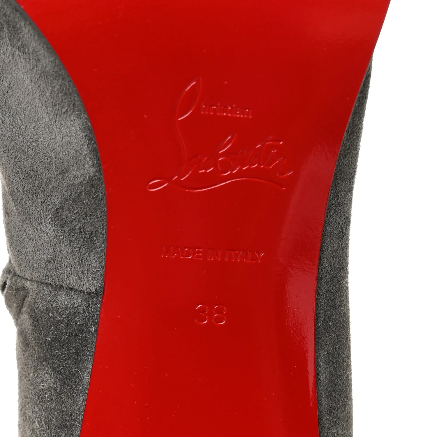 Suede Stretchadoxa Ankle Bootie 38 Tempete - Image 6