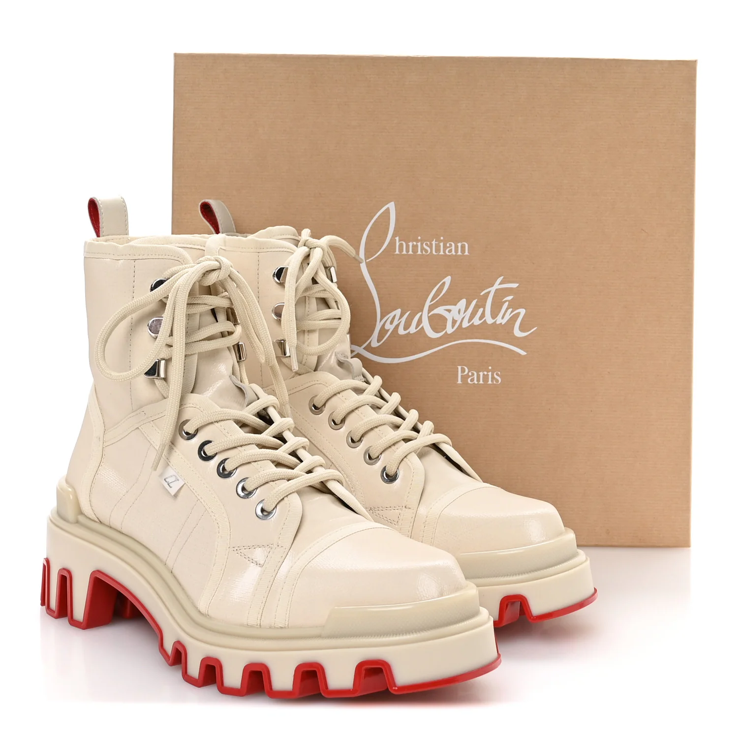 Toile Enduite Calfskin Mens Panaroot Dune Flat Boots 42 Natural - Image 9