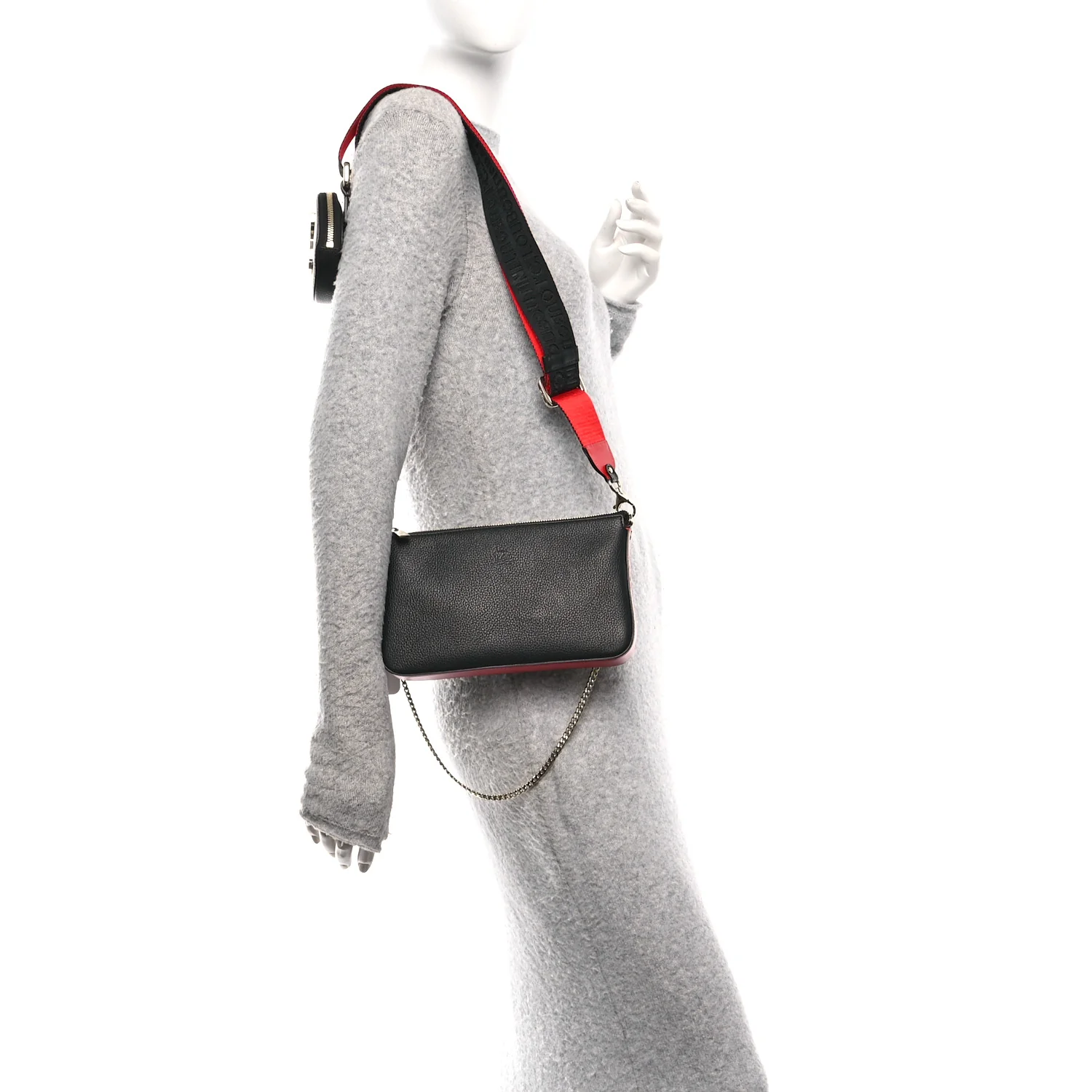 Toile Monogram Loubila Chain Hybrid Crossbody Black - Image 2