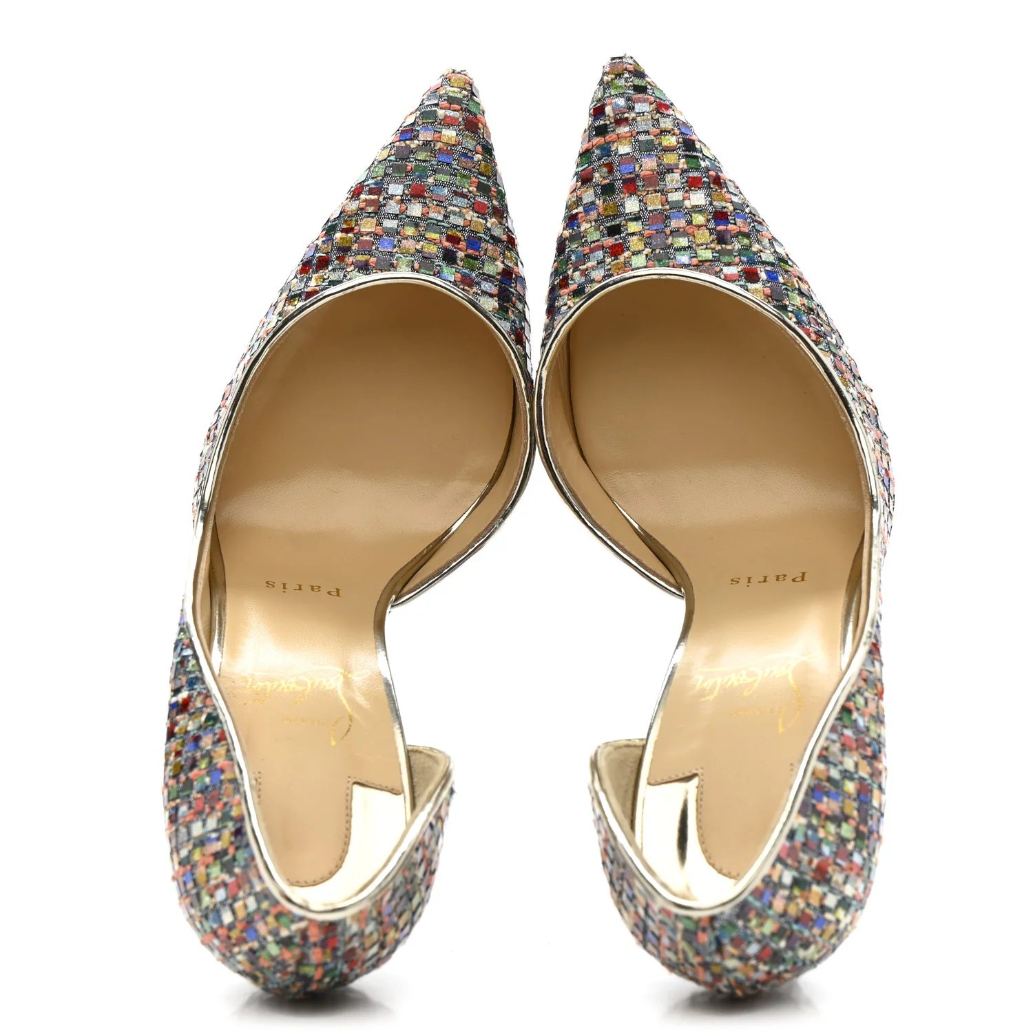 Tresse Vitraux Specchio Iriza 100 Pumps 39 Multicolor Silver - Image 2