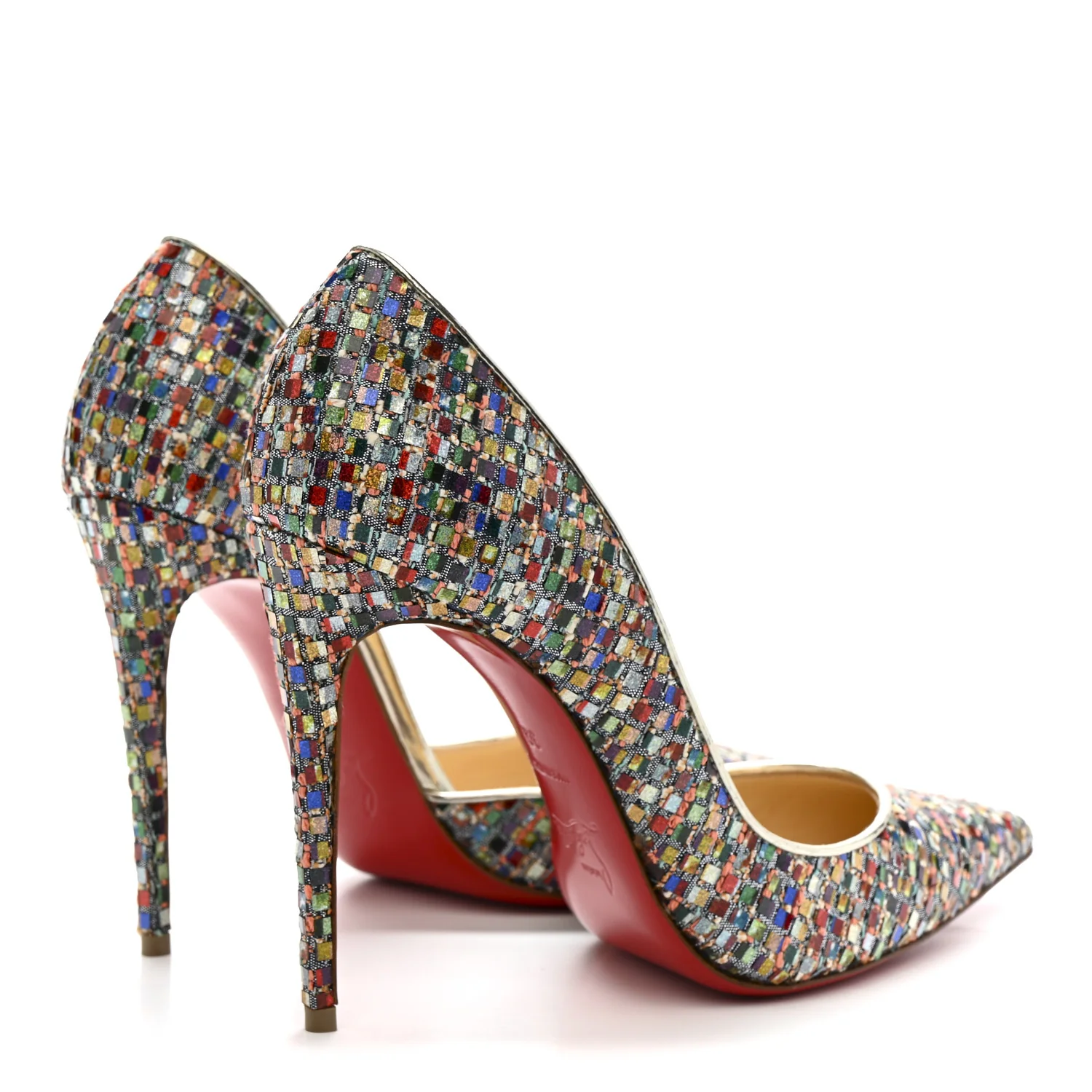 Tresse Vitraux Specchio Iriza 100 Pumps 39 Multicolor Silver - Image 5