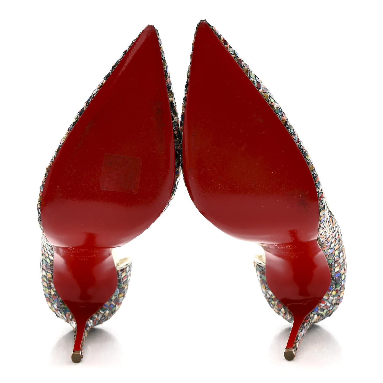 Tresse Vitraux Specchio Iriza 100 Pumps 39 Multicolor Silver - Image 6
