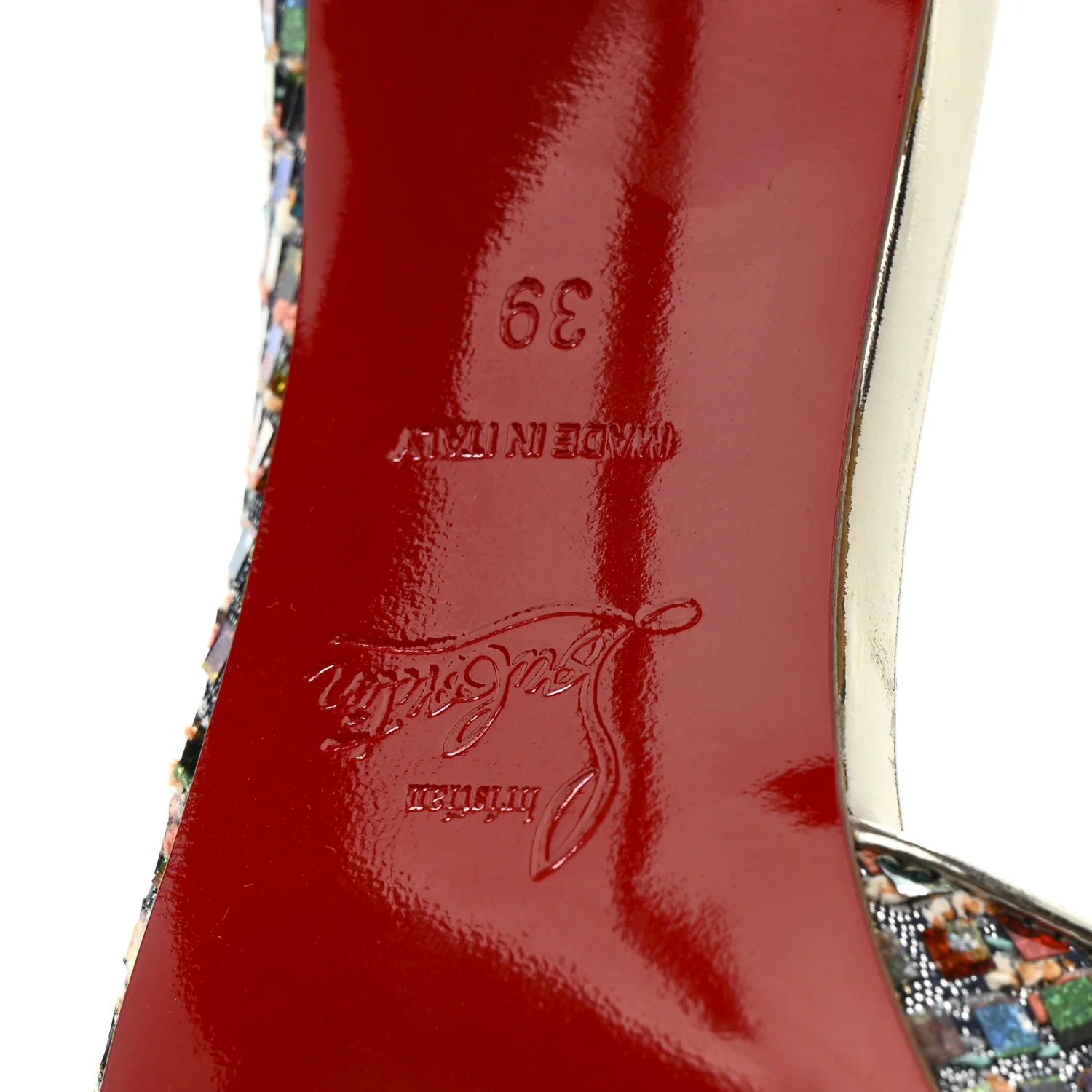 Tresse Vitraux Specchio Iriza 100 Pumps 39 Multicolor Silver - Image 7