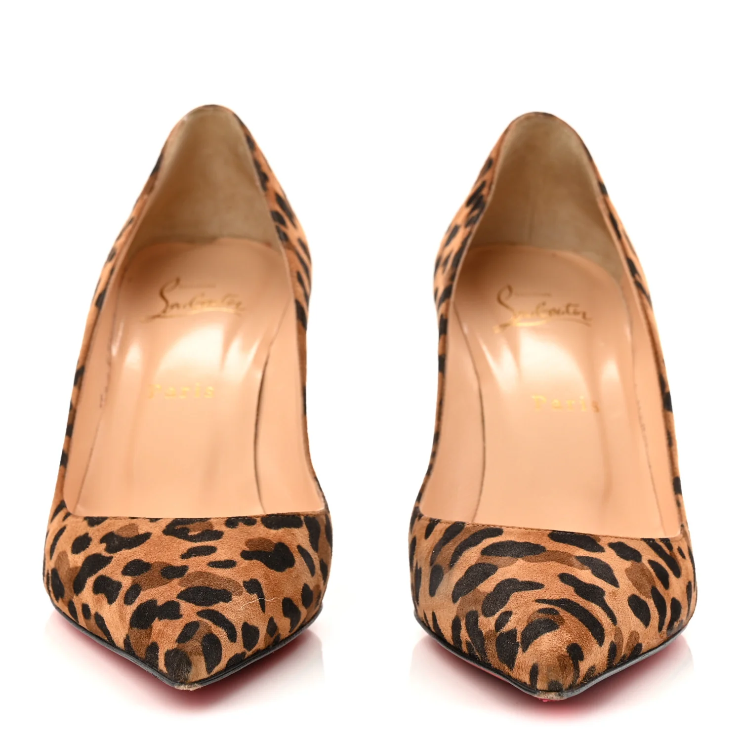 Veau Velours Leopard Clare 80 Pumps 37.5 Caramel - Image 2