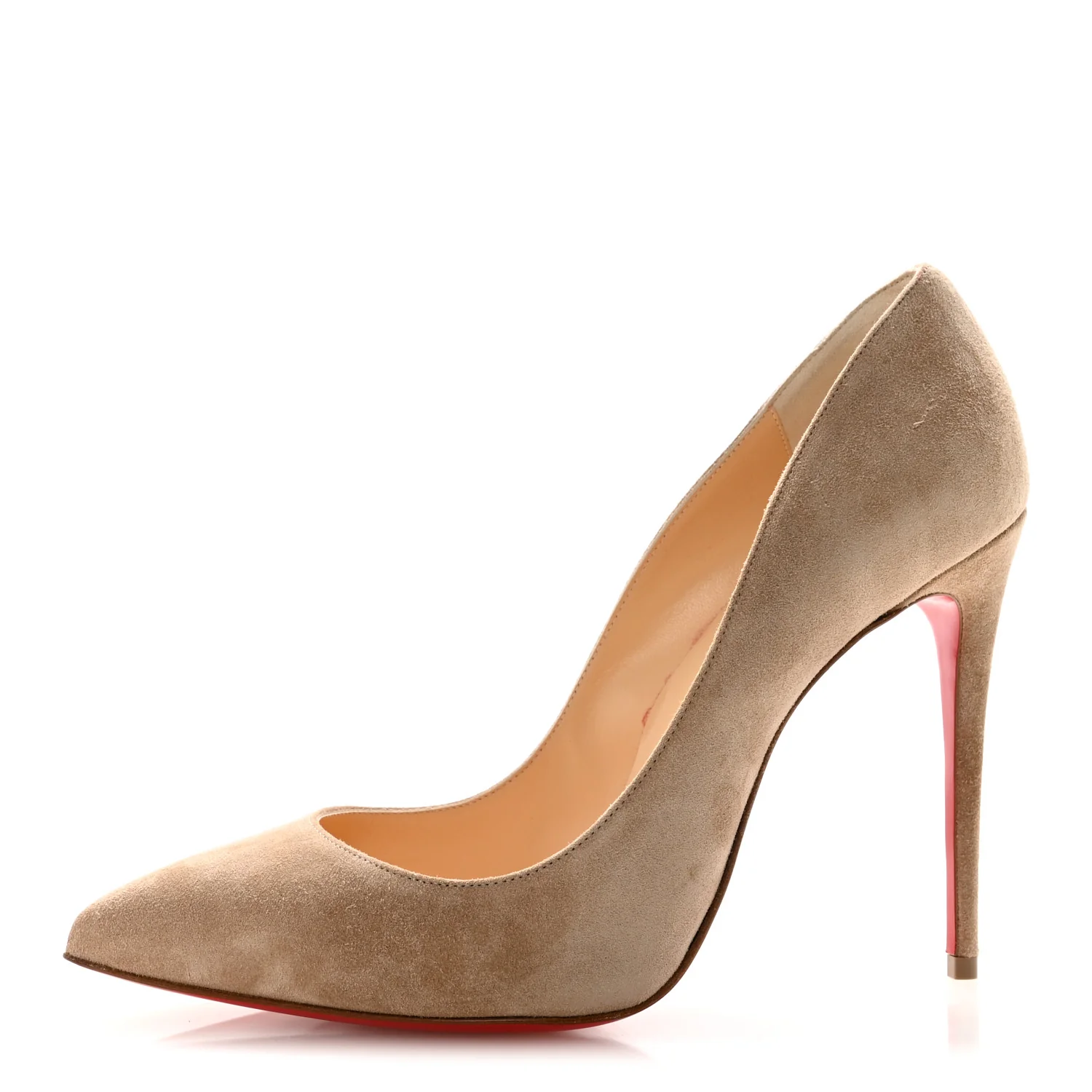 Veau Velours Pigalle Follies 100 Pumps 38 Nocciola
