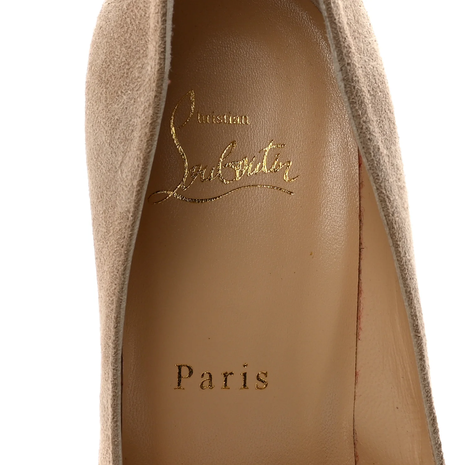Veau Velours Pigalle Follies 100 Pumps 38 Nocciola - Image 6