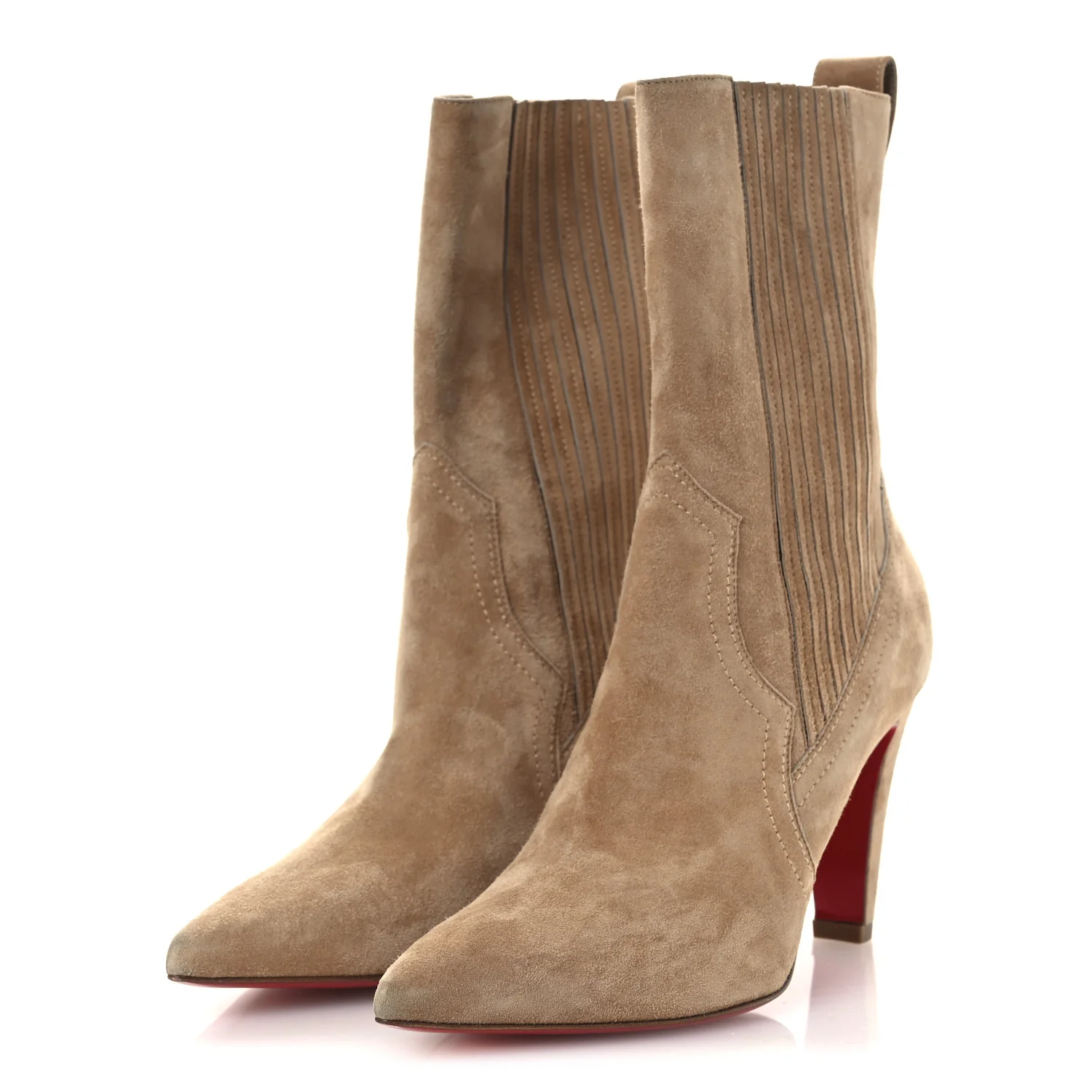 Veau Velours Santigag 85 Ankle Boots 37 Lionne - Image 4