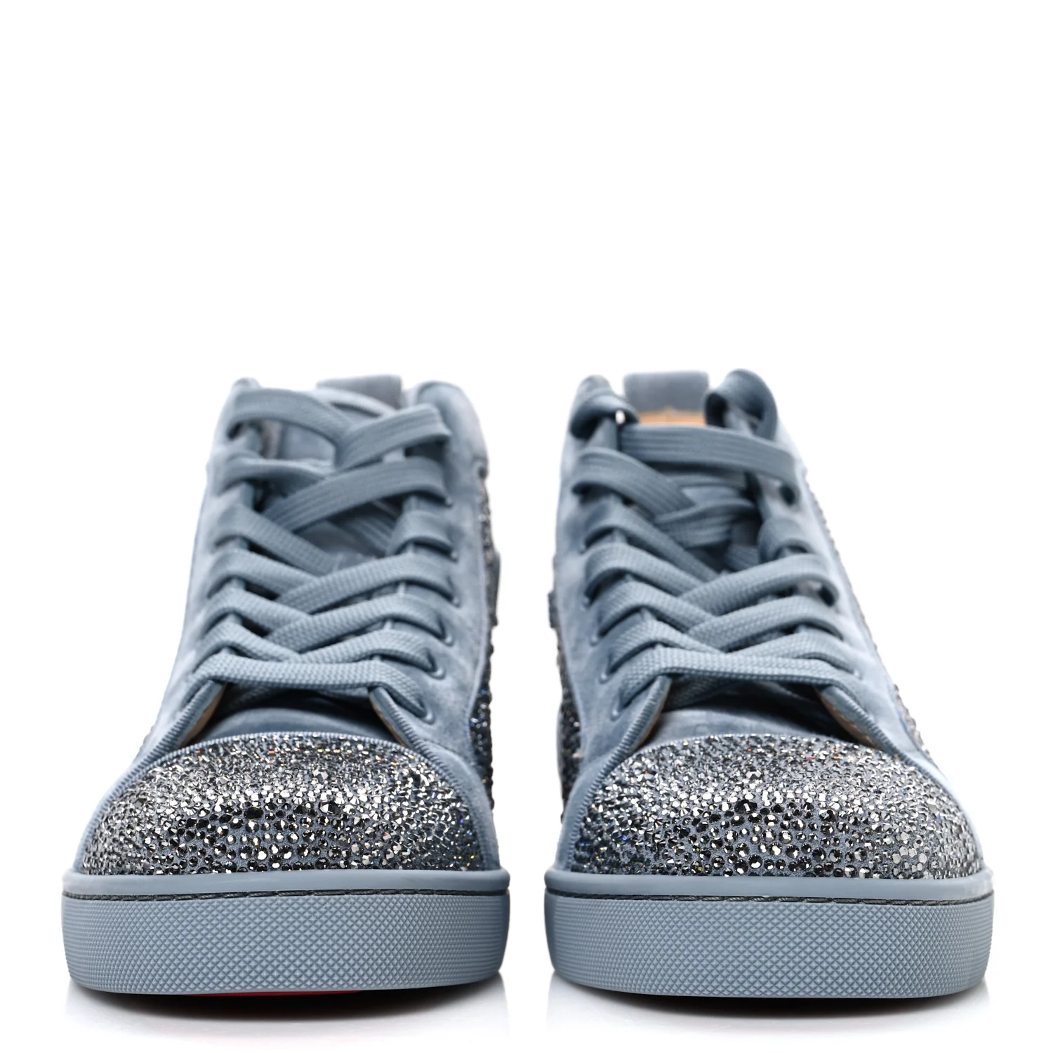 Veau Velours Strass Mens Louis Orlato Flat Sneakers 40 Squale - Image 3